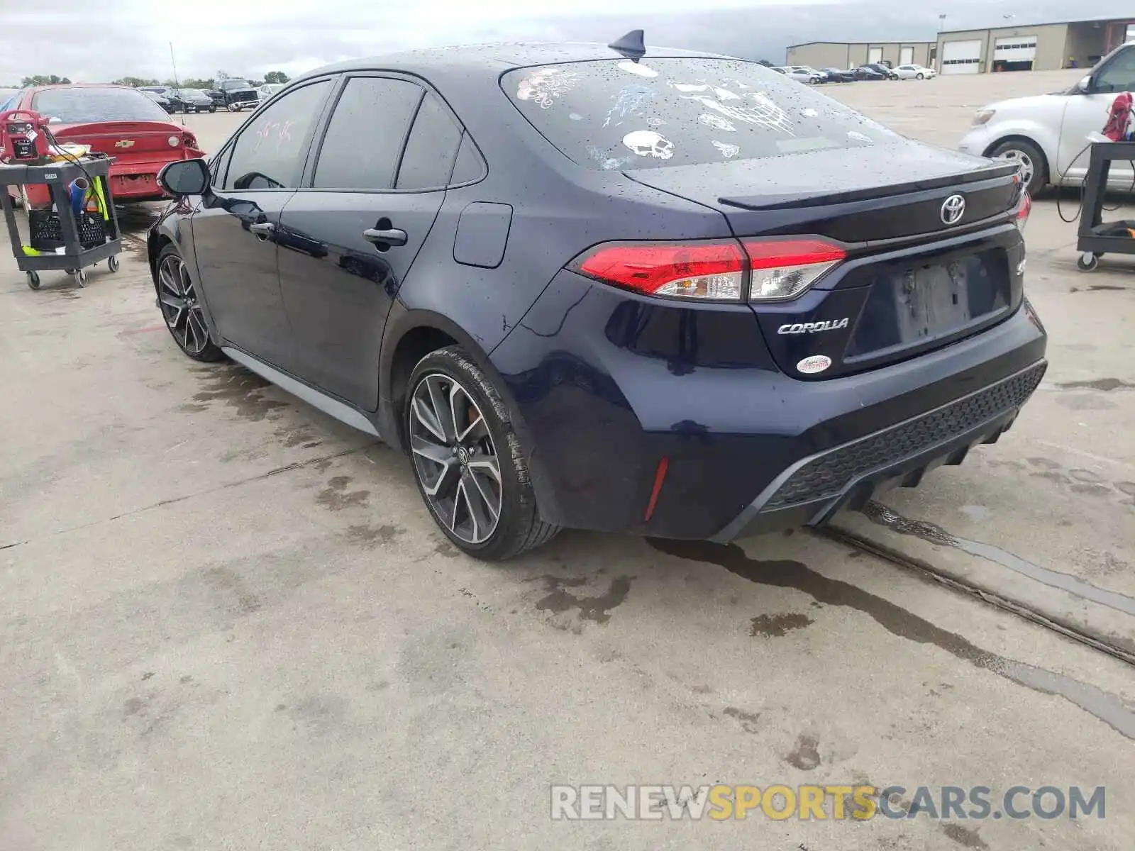 3 Photograph of a damaged car JTDP4RCE3LJ006890 TOYOTA COROLLA 2020