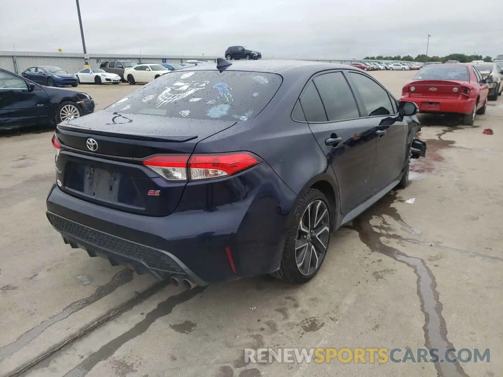 4 Photograph of a damaged car JTDP4RCE3LJ006890 TOYOTA COROLLA 2020