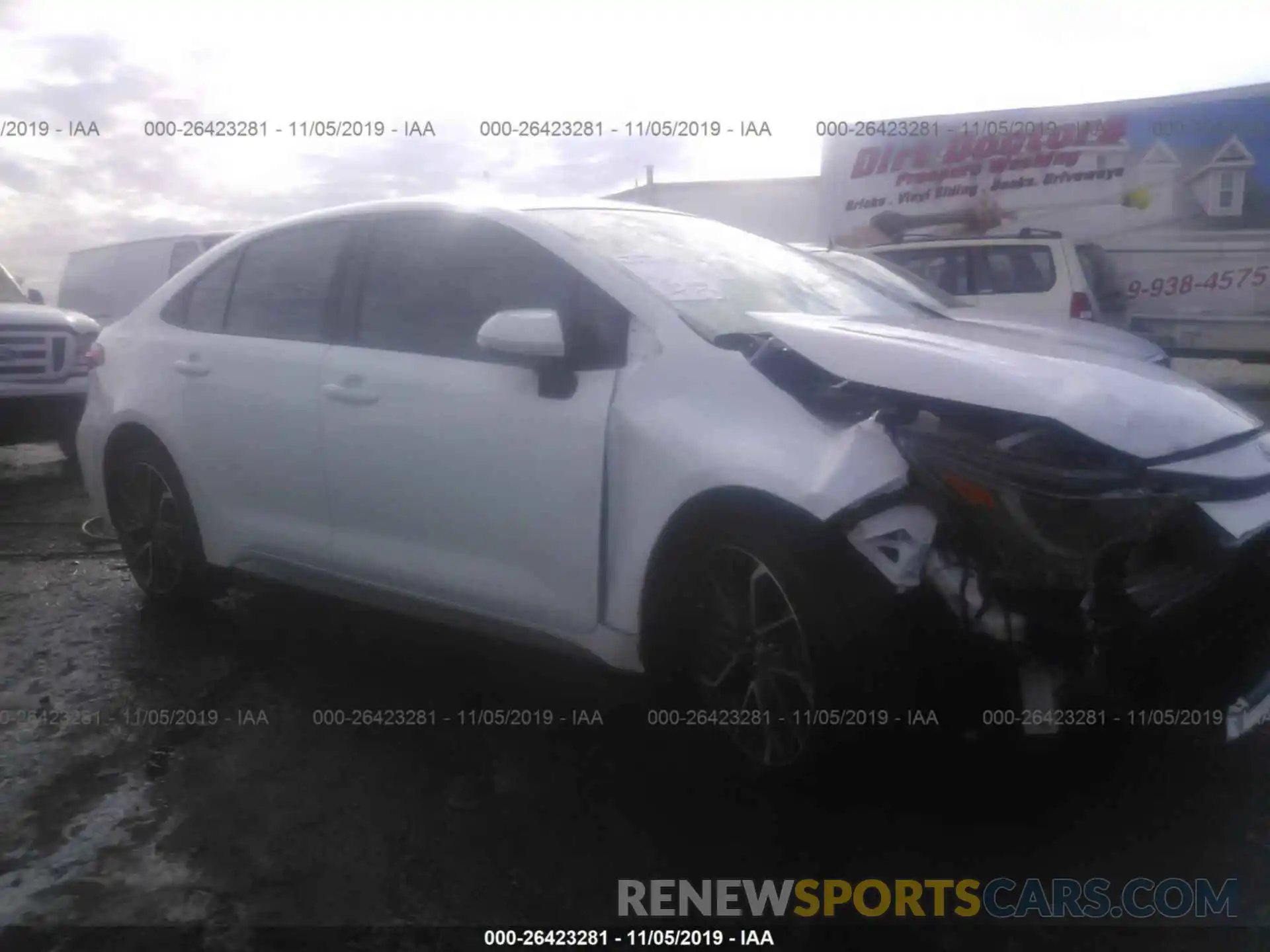 1 Photograph of a damaged car JTDP4RCE3LJ007277 TOYOTA COROLLA 2020