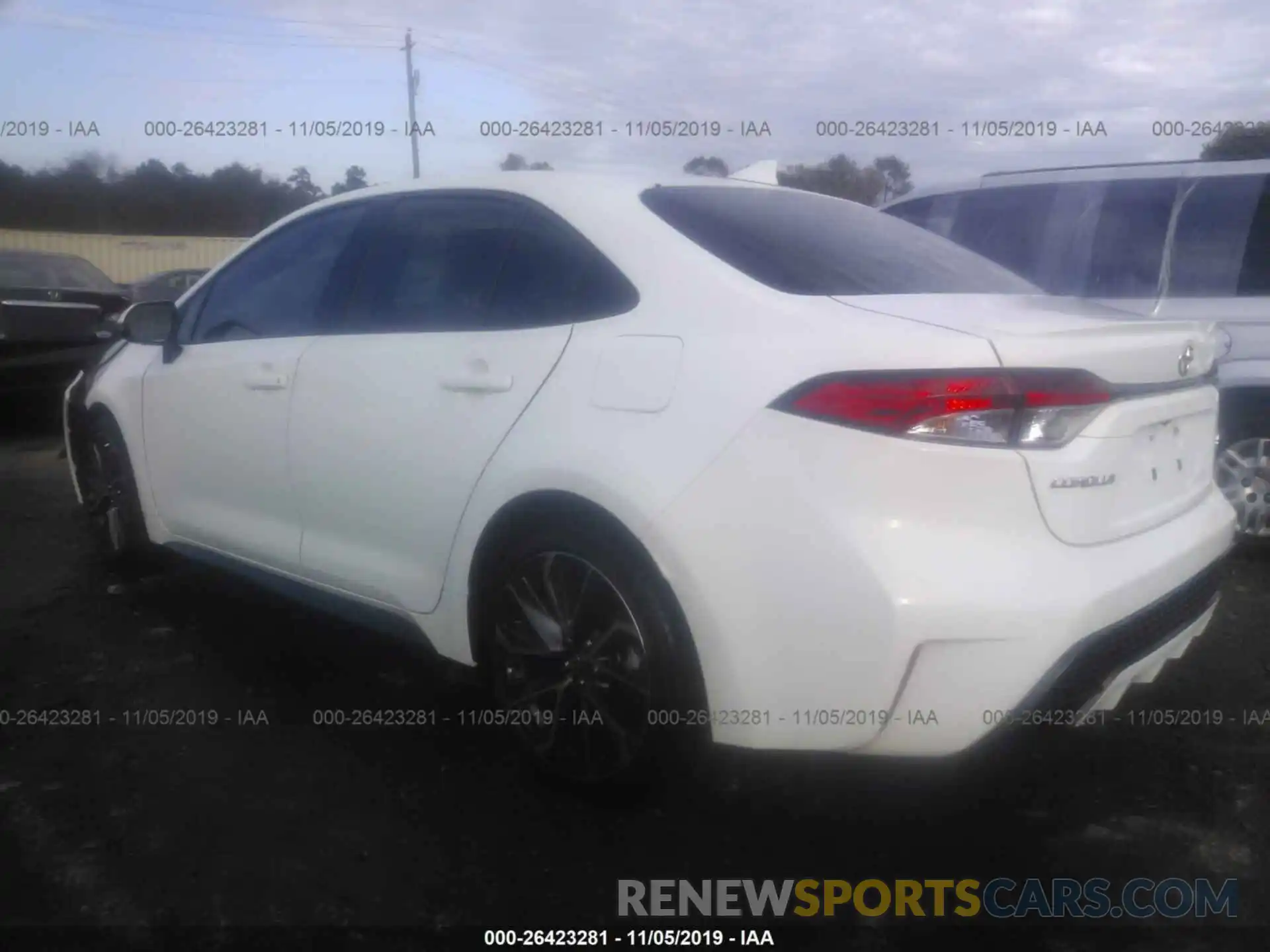 3 Photograph of a damaged car JTDP4RCE3LJ007277 TOYOTA COROLLA 2020