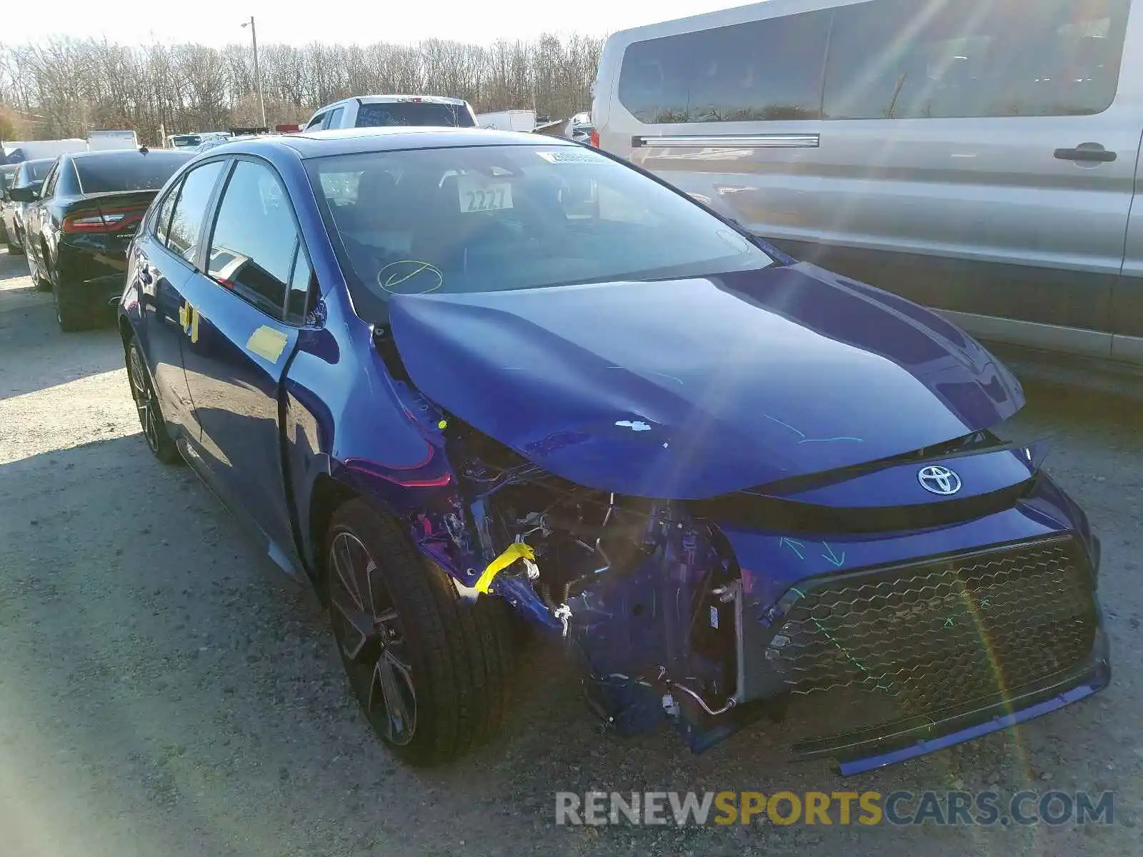 1 Photograph of a damaged car JTDP4RCE3LJ007280 TOYOTA COROLLA 2020