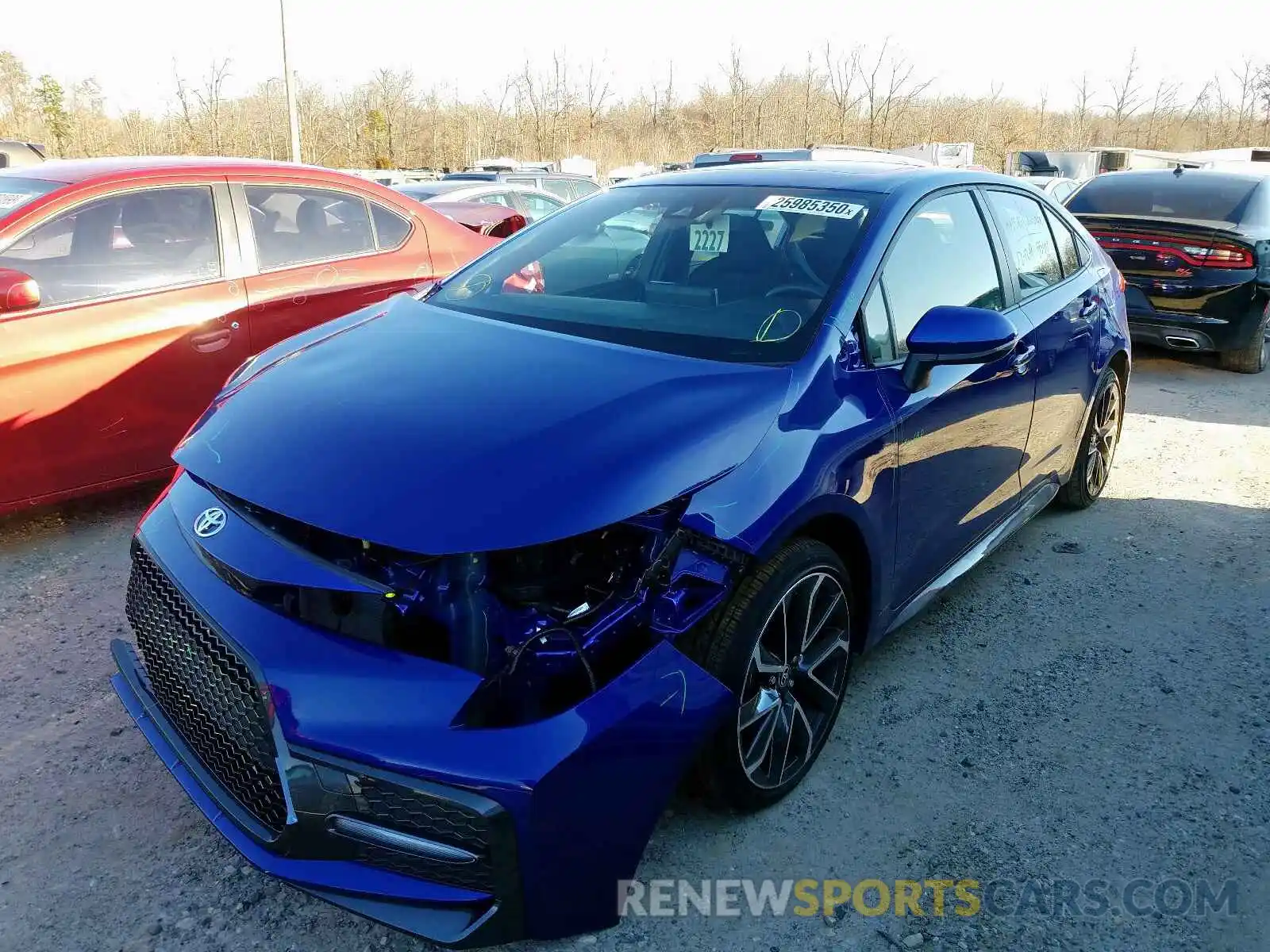 2 Photograph of a damaged car JTDP4RCE3LJ007280 TOYOTA COROLLA 2020