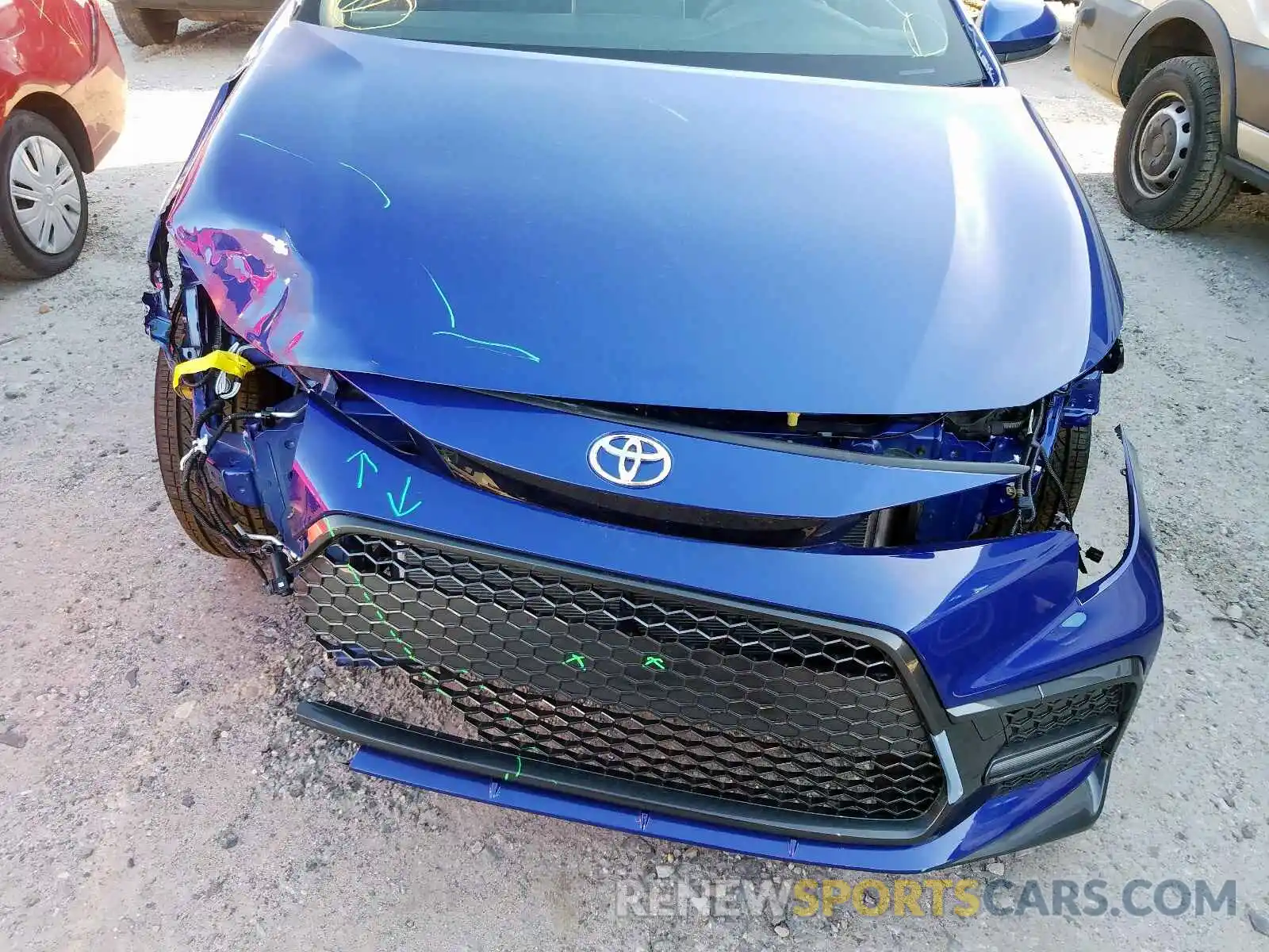 9 Photograph of a damaged car JTDP4RCE3LJ007280 TOYOTA COROLLA 2020