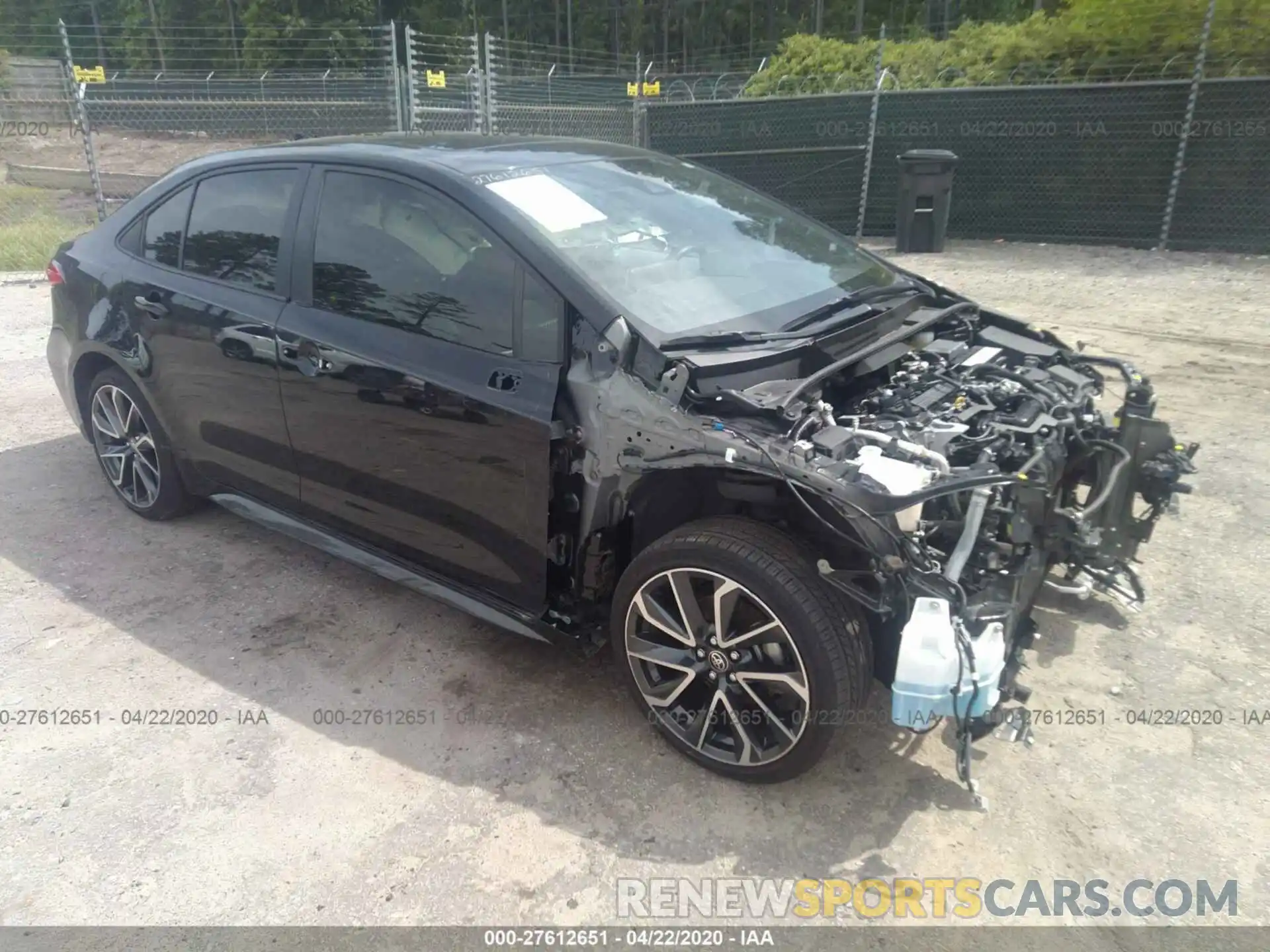 1 Photograph of a damaged car JTDP4RCE3LJ008834 TOYOTA COROLLA 2020