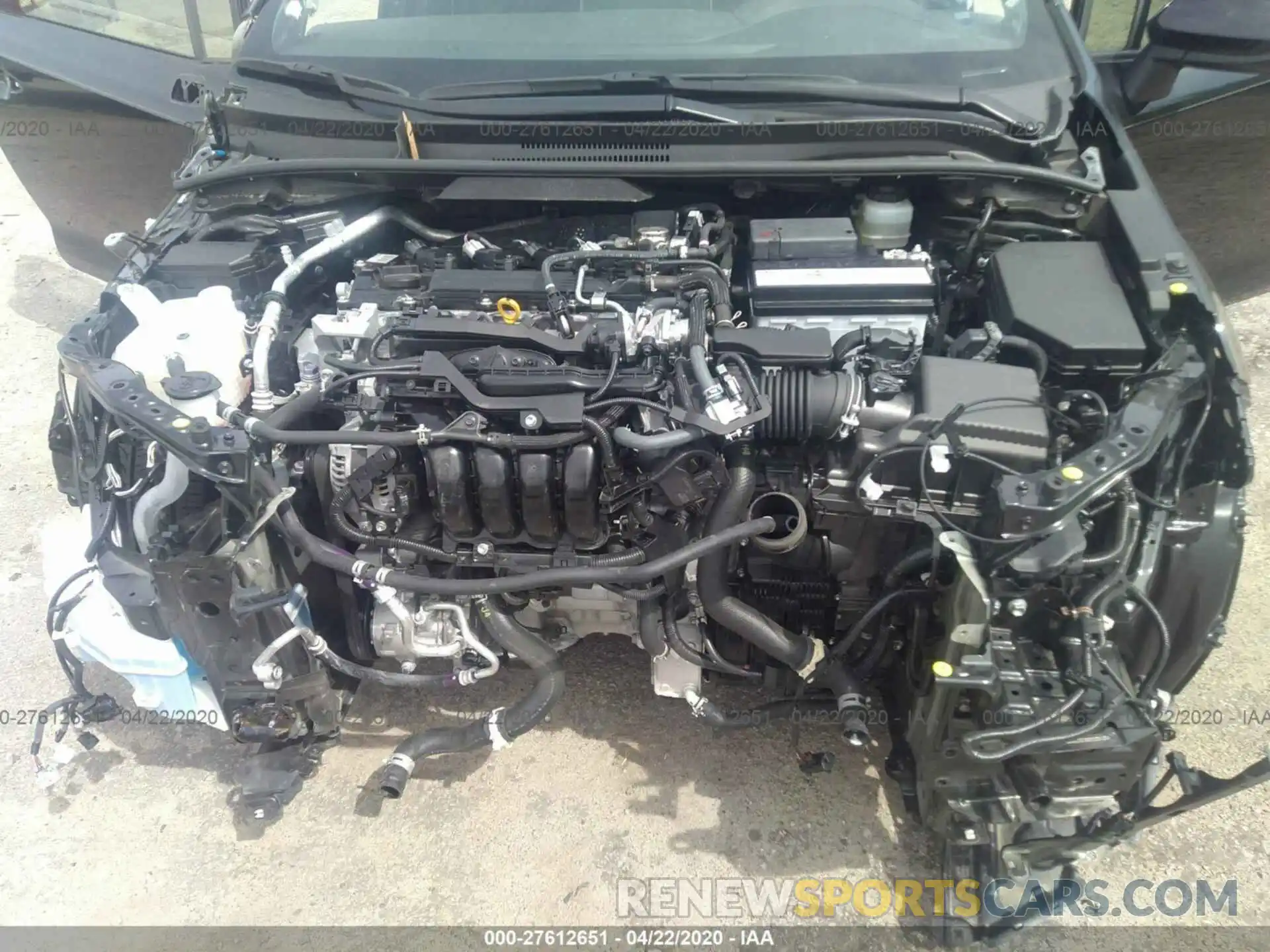 10 Photograph of a damaged car JTDP4RCE3LJ008834 TOYOTA COROLLA 2020