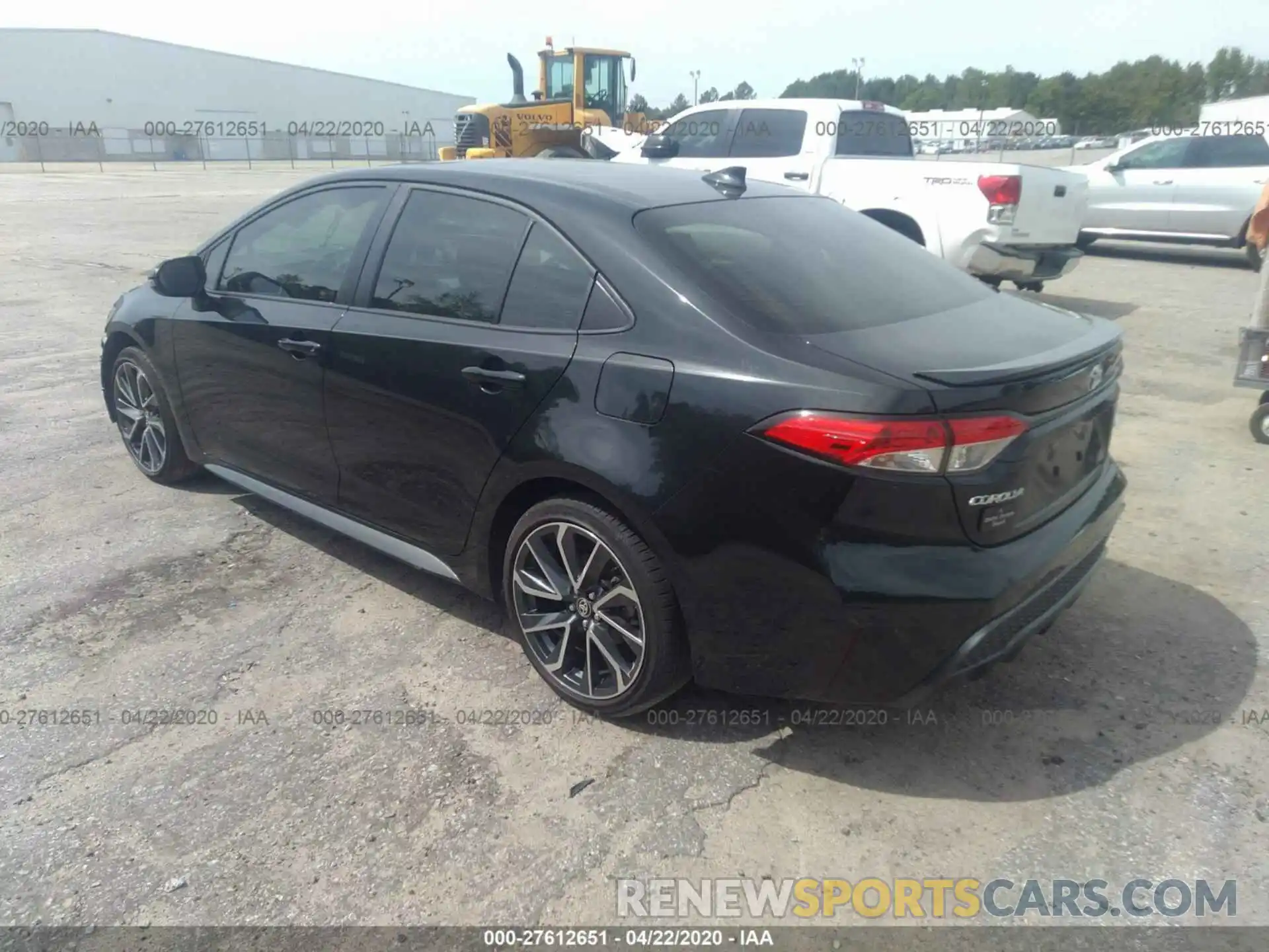 3 Photograph of a damaged car JTDP4RCE3LJ008834 TOYOTA COROLLA 2020