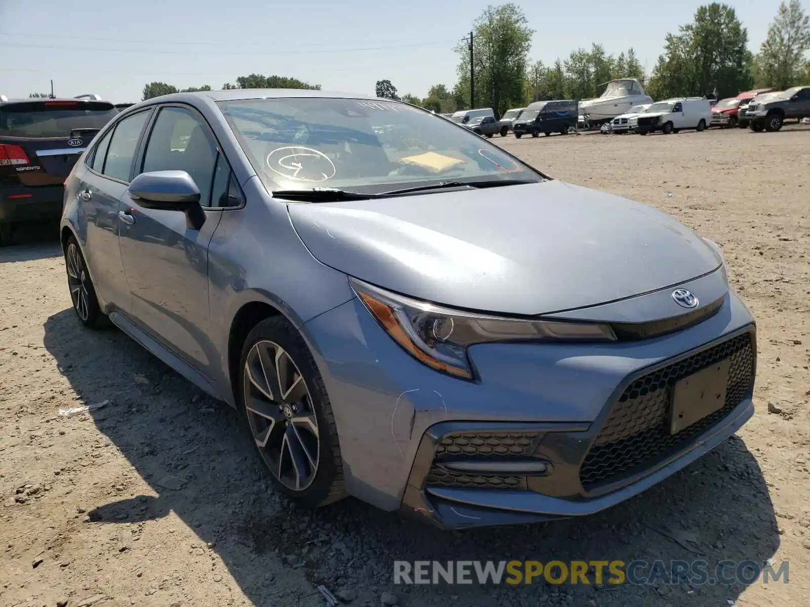 1 Photograph of a damaged car JTDP4RCE3LJ008882 TOYOTA COROLLA 2020