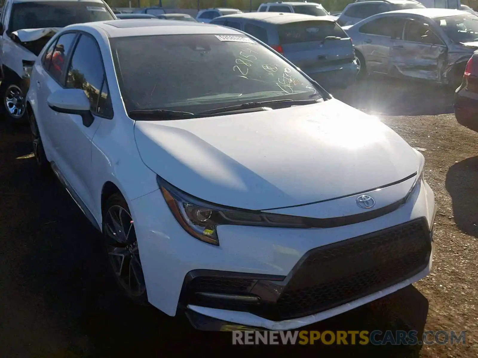 1 Photograph of a damaged car JTDP4RCE3LJ009725 TOYOTA COROLLA 2020