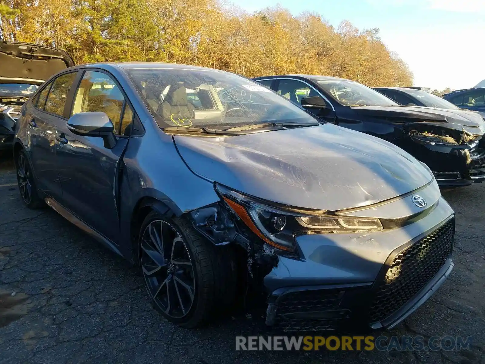 1 Photograph of a damaged car JTDP4RCE3LJ011393 TOYOTA COROLLA 2020