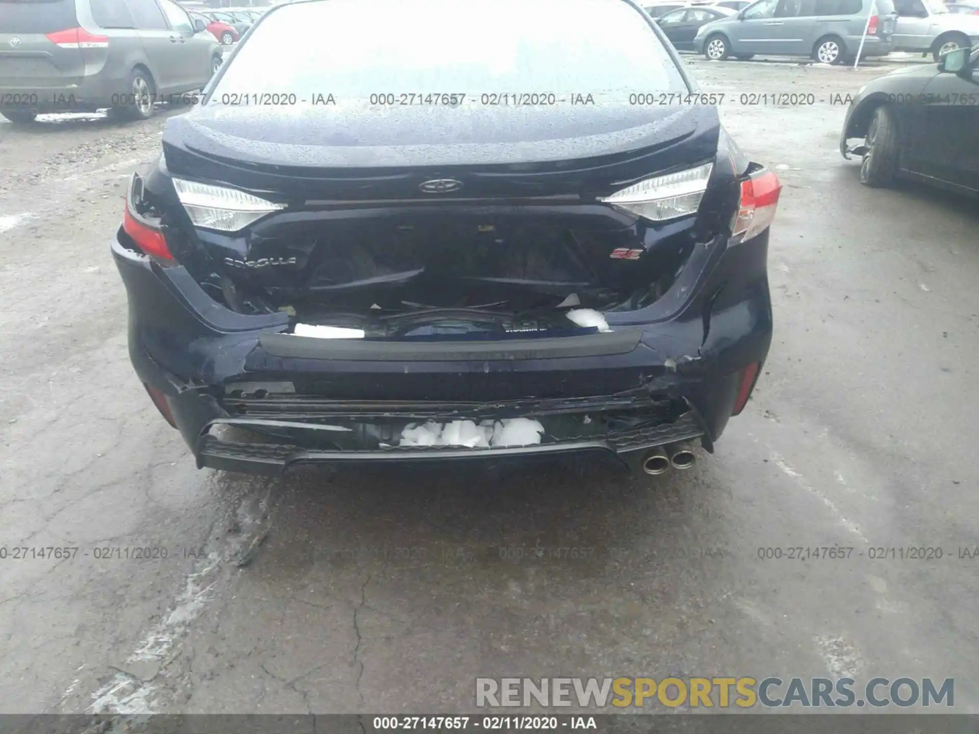 6 Photograph of a damaged car JTDP4RCE3LJ015881 TOYOTA COROLLA 2020