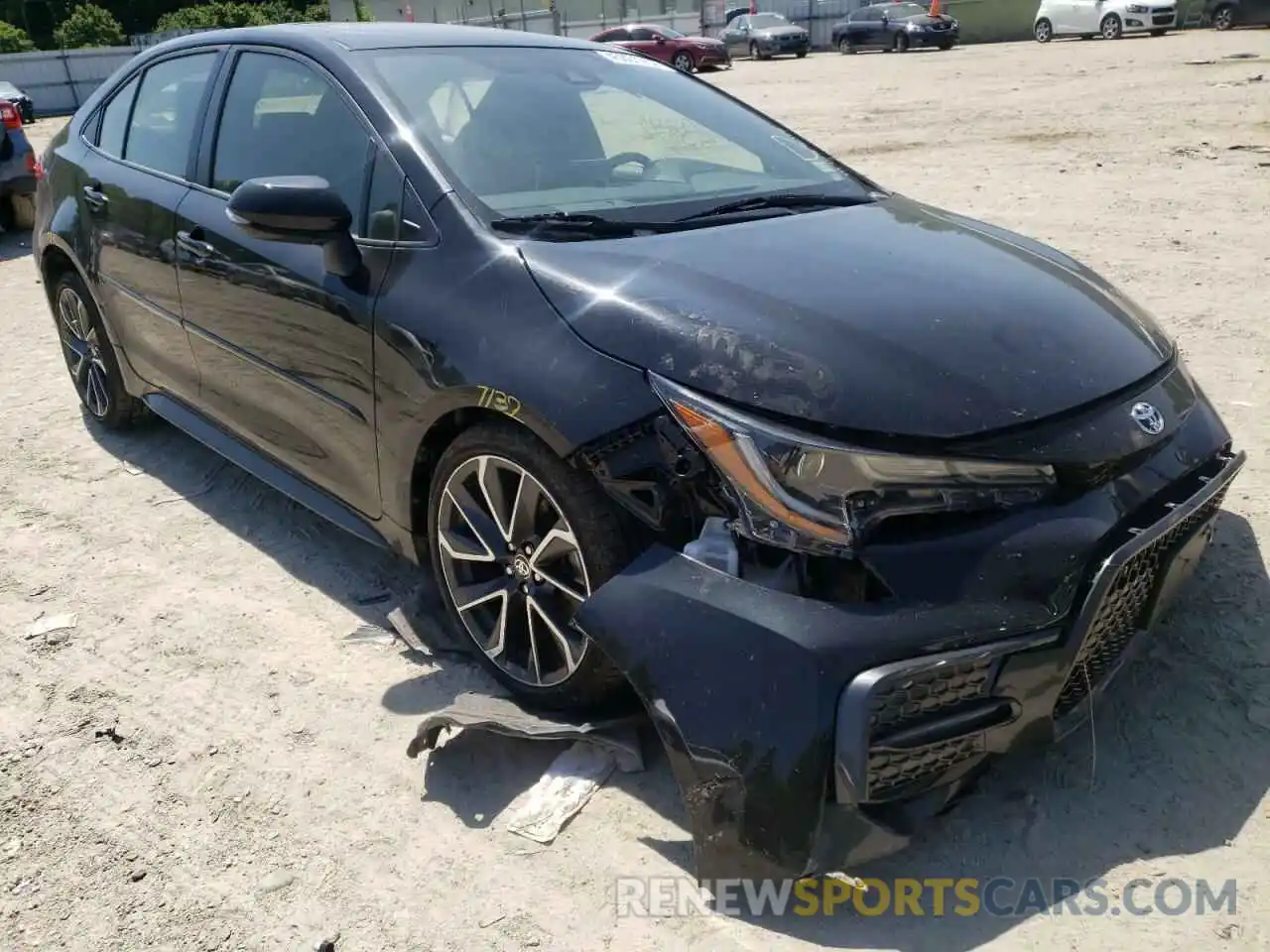 1 Photograph of a damaged car JTDP4RCE3LJ017680 TOYOTA COROLLA 2020