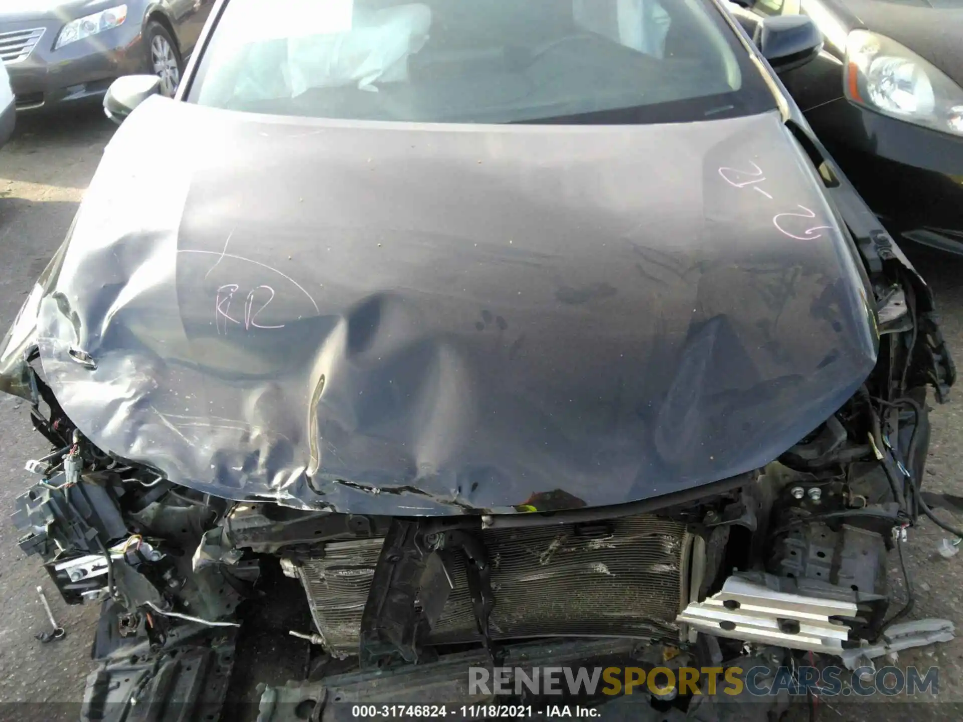 10 Photograph of a damaged car JTDP4RCE3LJ018408 TOYOTA COROLLA 2020