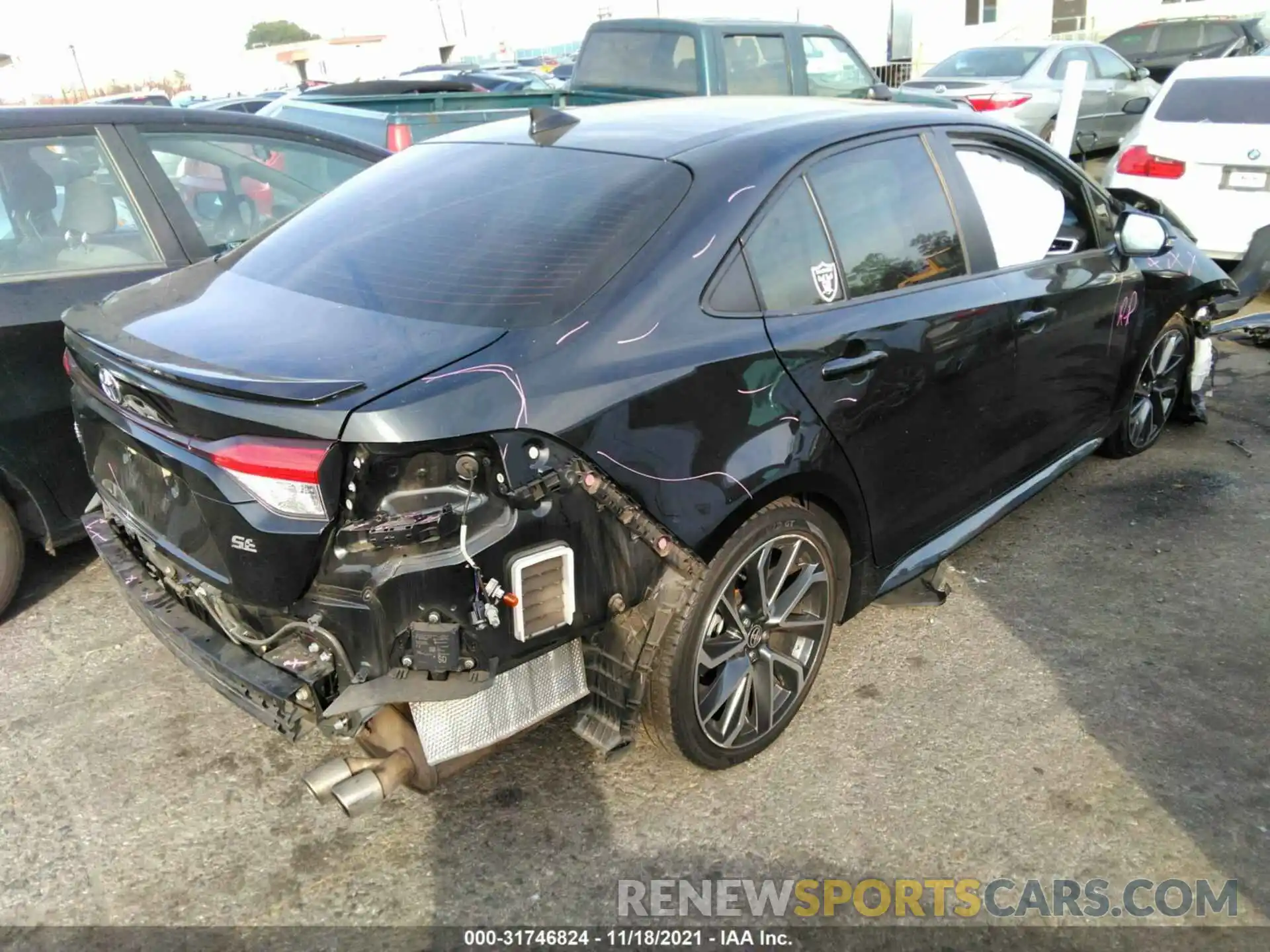 4 Photograph of a damaged car JTDP4RCE3LJ018408 TOYOTA COROLLA 2020