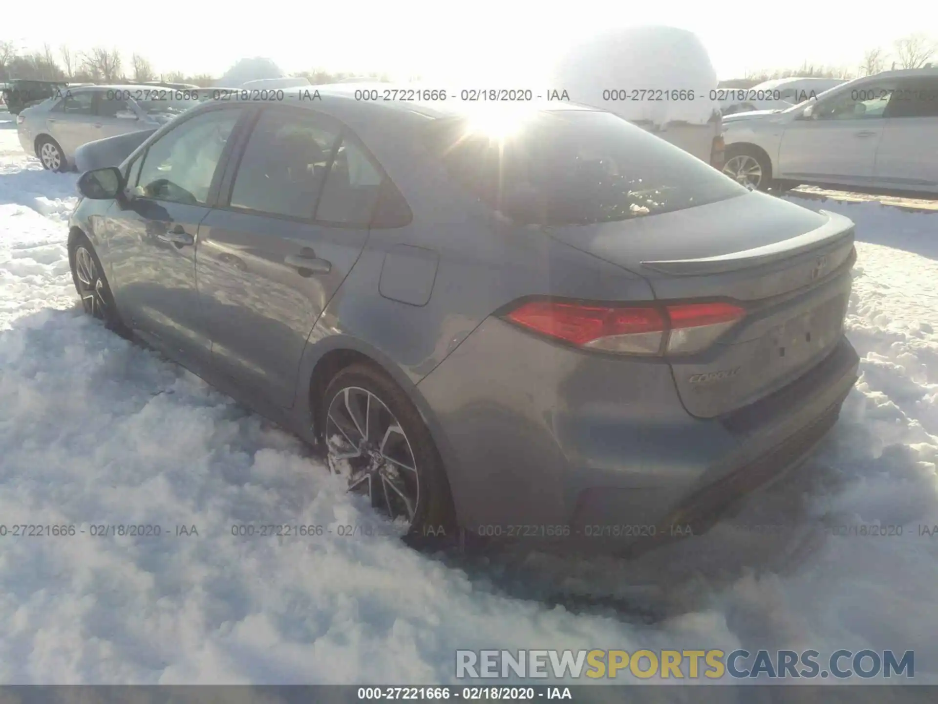 3 Photograph of a damaged car JTDP4RCE3LJ018909 TOYOTA COROLLA 2020