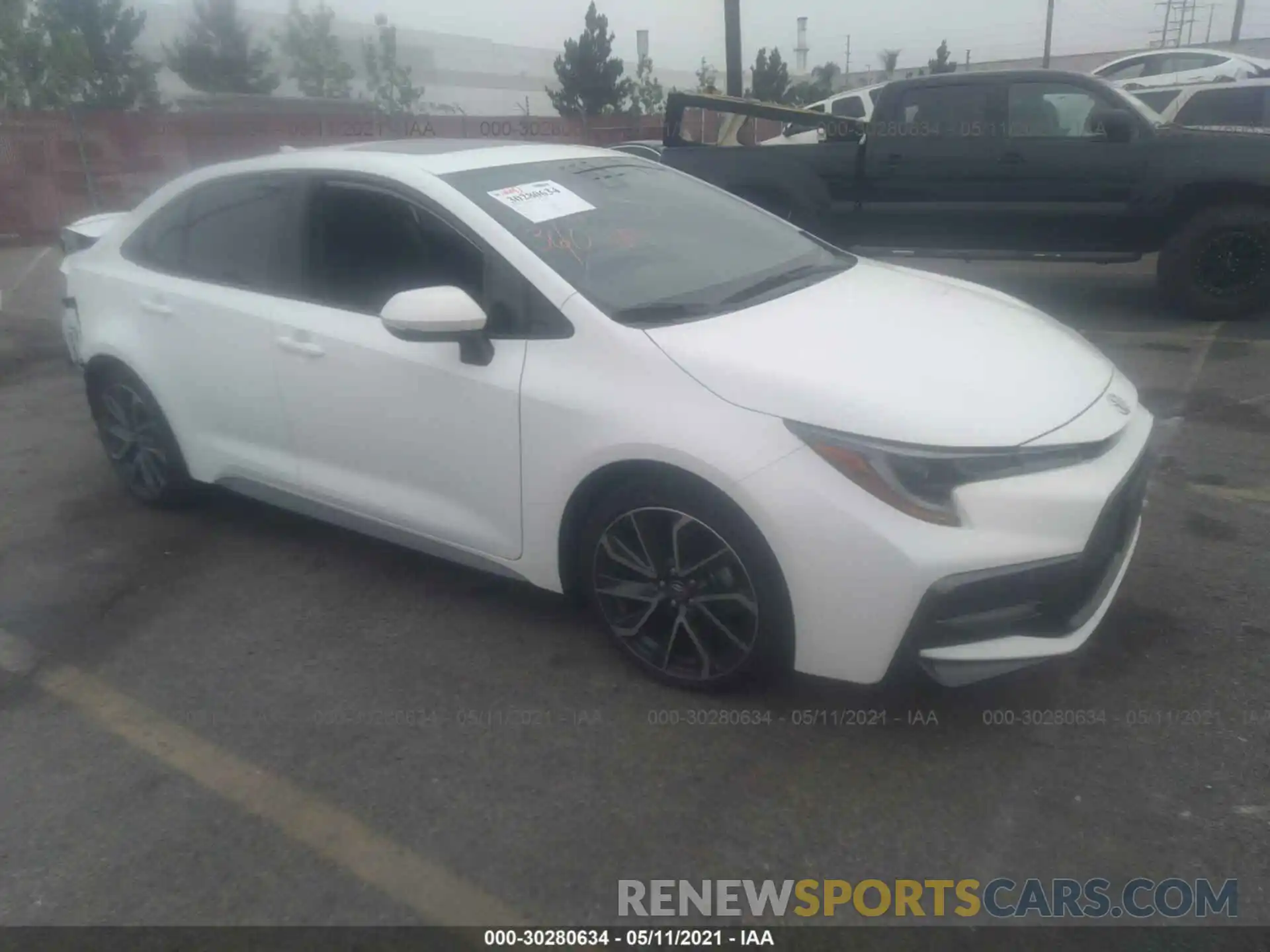 1 Photograph of a damaged car JTDP4RCE3LJ019400 TOYOTA COROLLA 2020