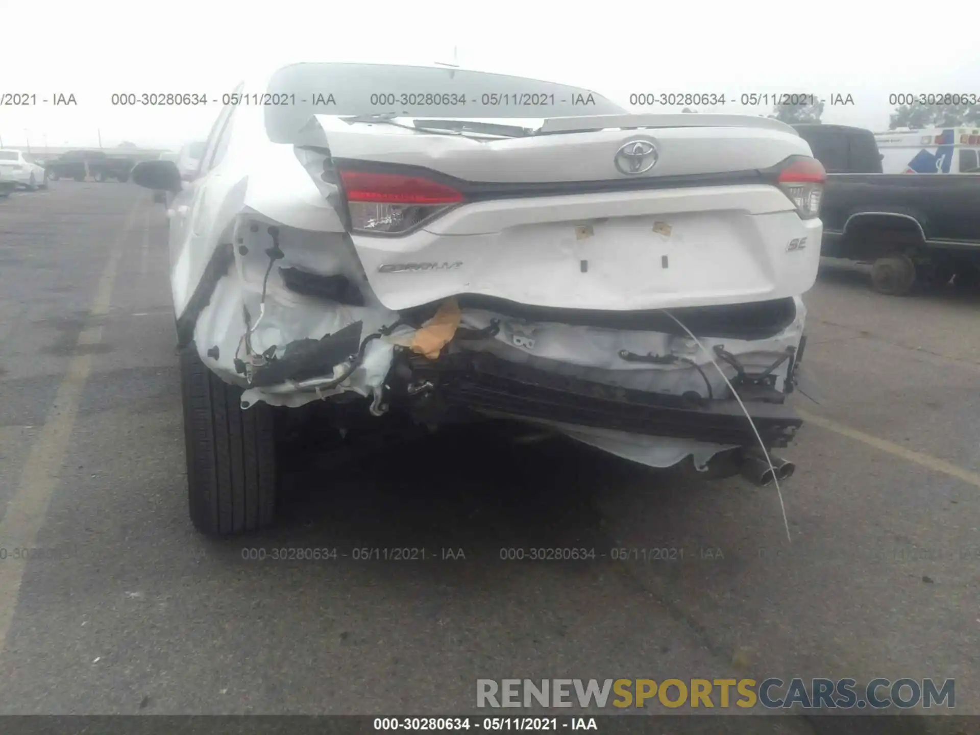 6 Photograph of a damaged car JTDP4RCE3LJ019400 TOYOTA COROLLA 2020