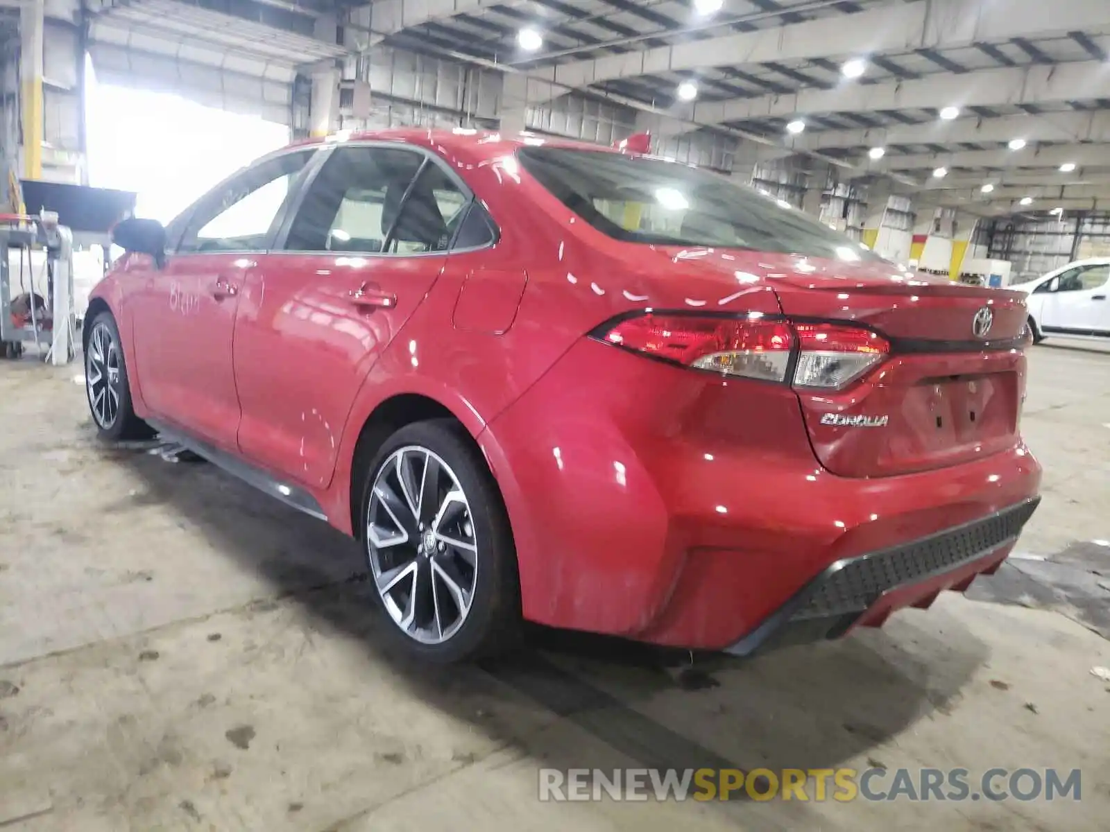 3 Photograph of a damaged car JTDP4RCE3LJ019459 TOYOTA COROLLA 2020