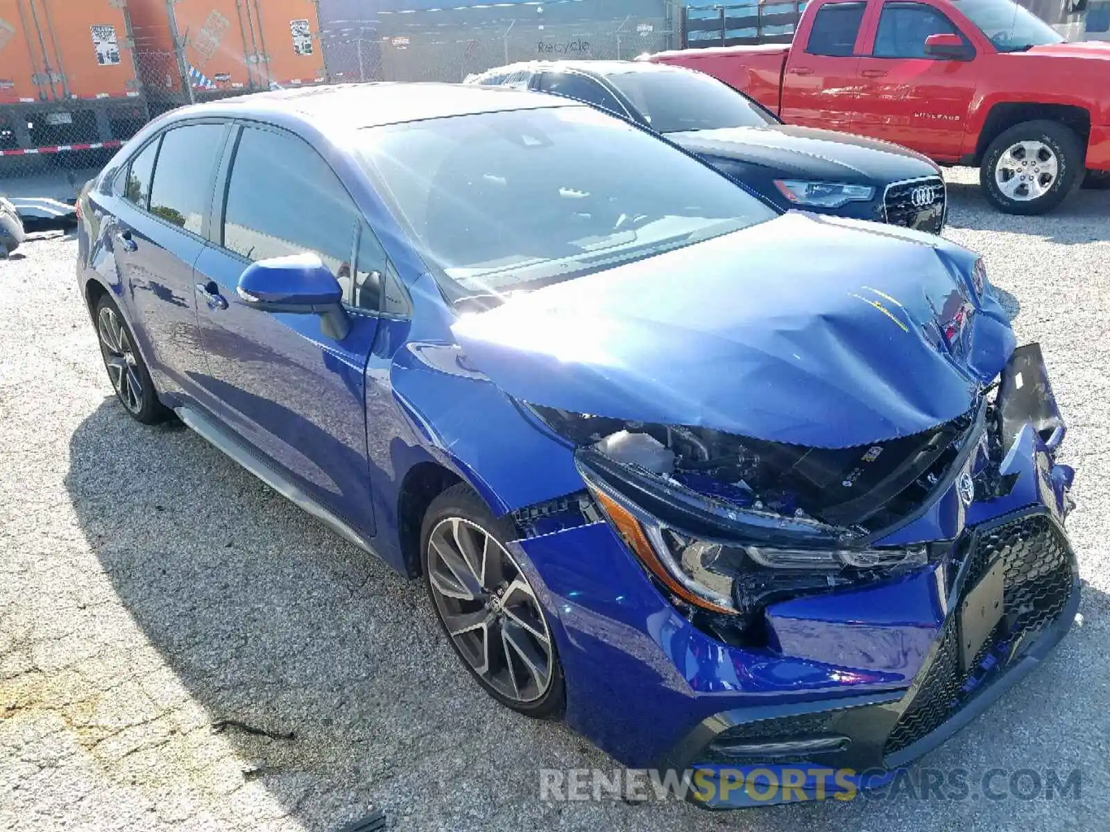 1 Photograph of a damaged car JTDP4RCE3LJ020935 TOYOTA COROLLA 2020