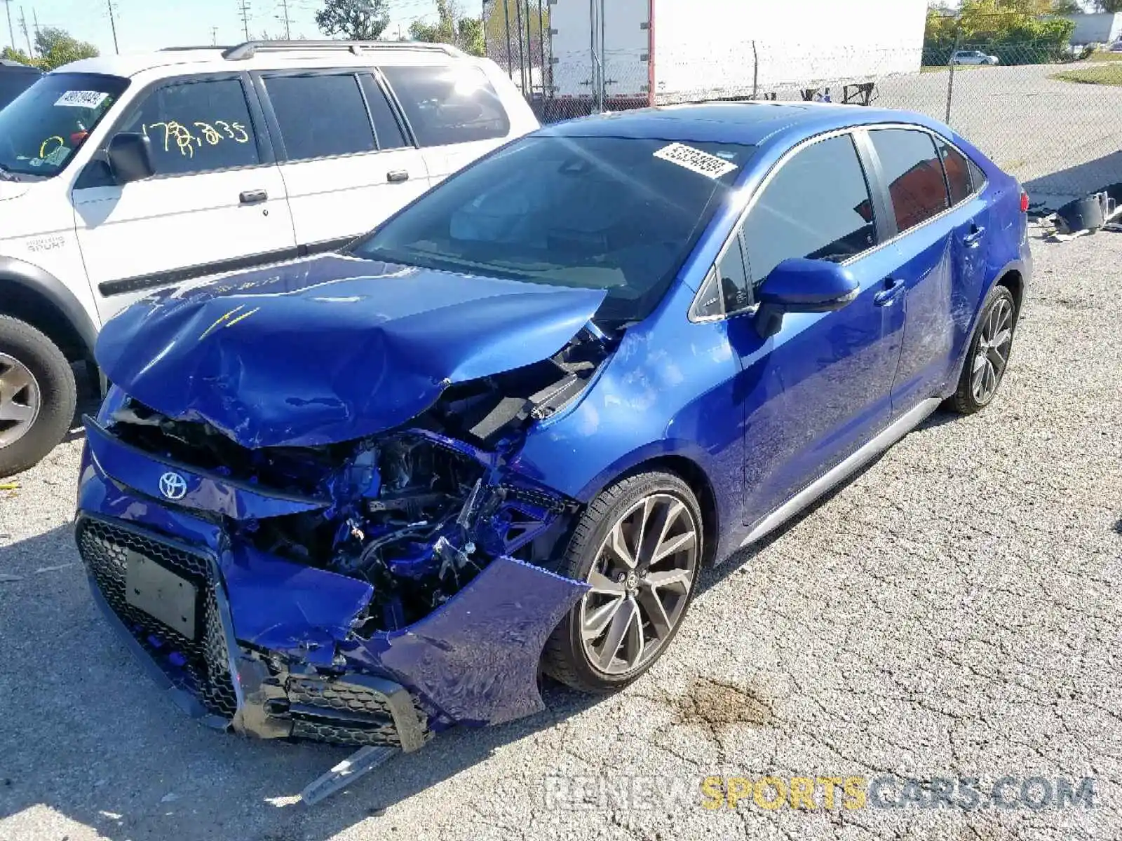 2 Photograph of a damaged car JTDP4RCE3LJ020935 TOYOTA COROLLA 2020