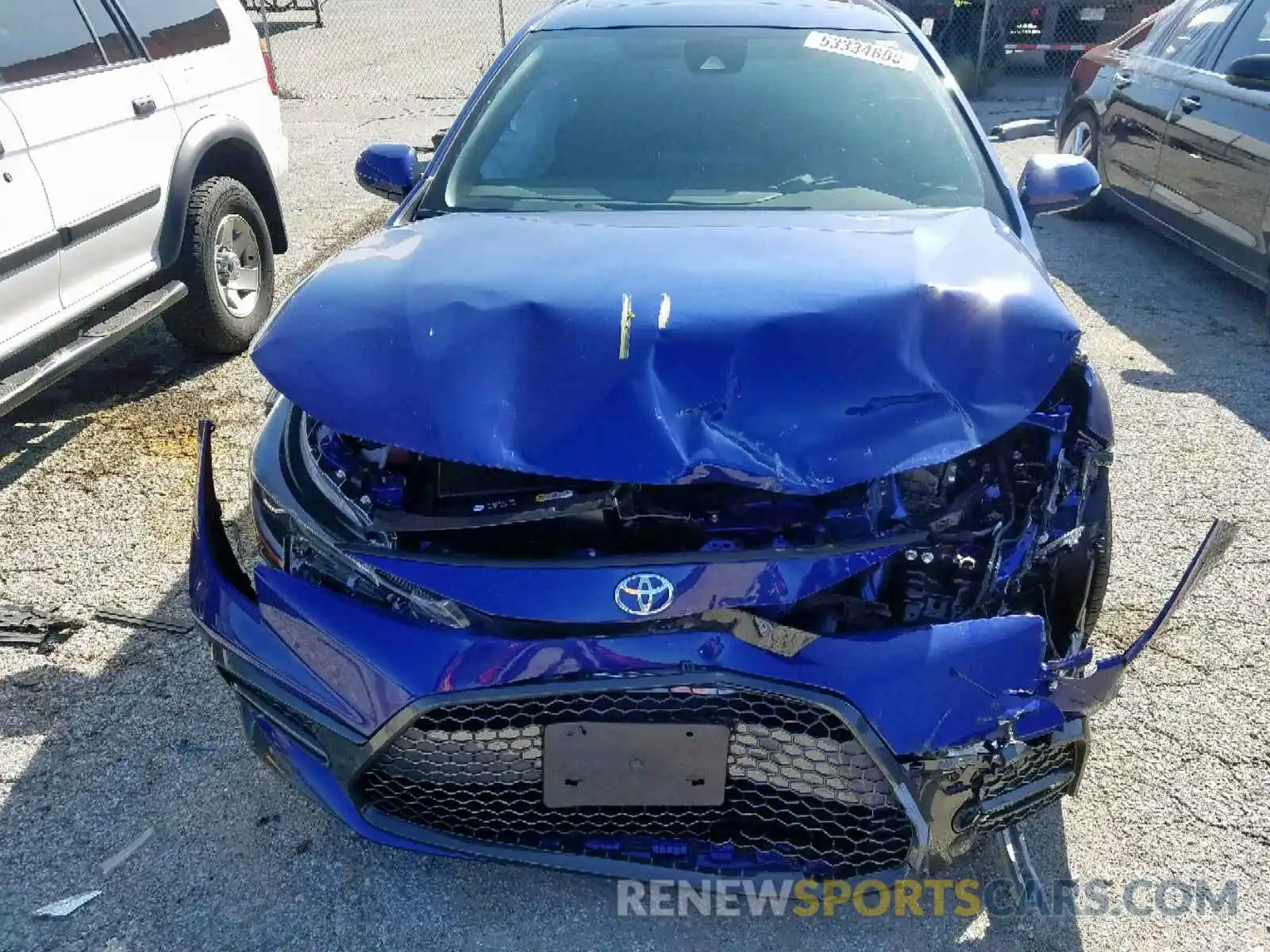 7 Photograph of a damaged car JTDP4RCE3LJ020935 TOYOTA COROLLA 2020