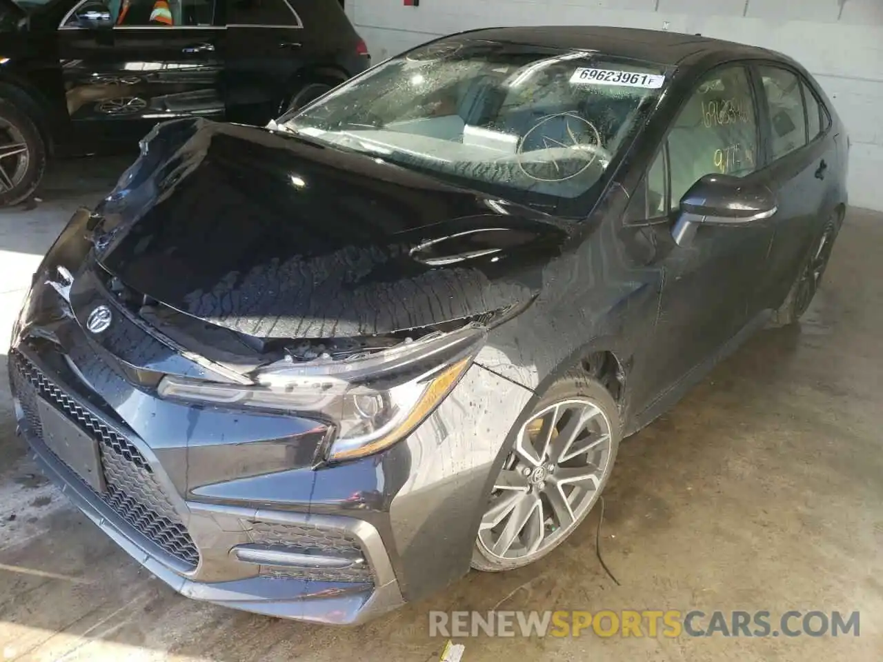 2 Photograph of a damaged car JTDP4RCE3LJ025245 TOYOTA COROLLA 2020