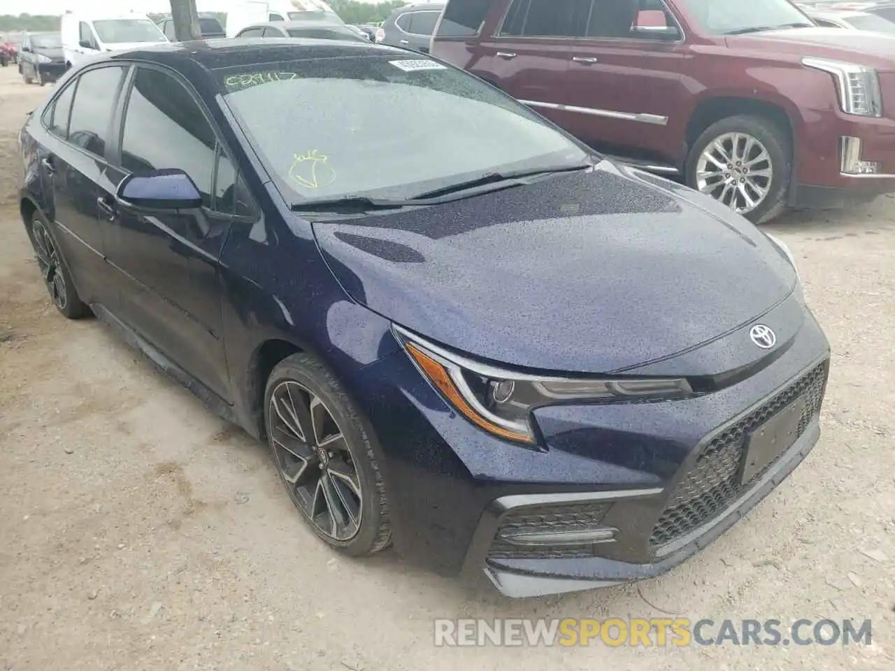 1 Photograph of a damaged car JTDP4RCE3LJ029117 TOYOTA COROLLA 2020