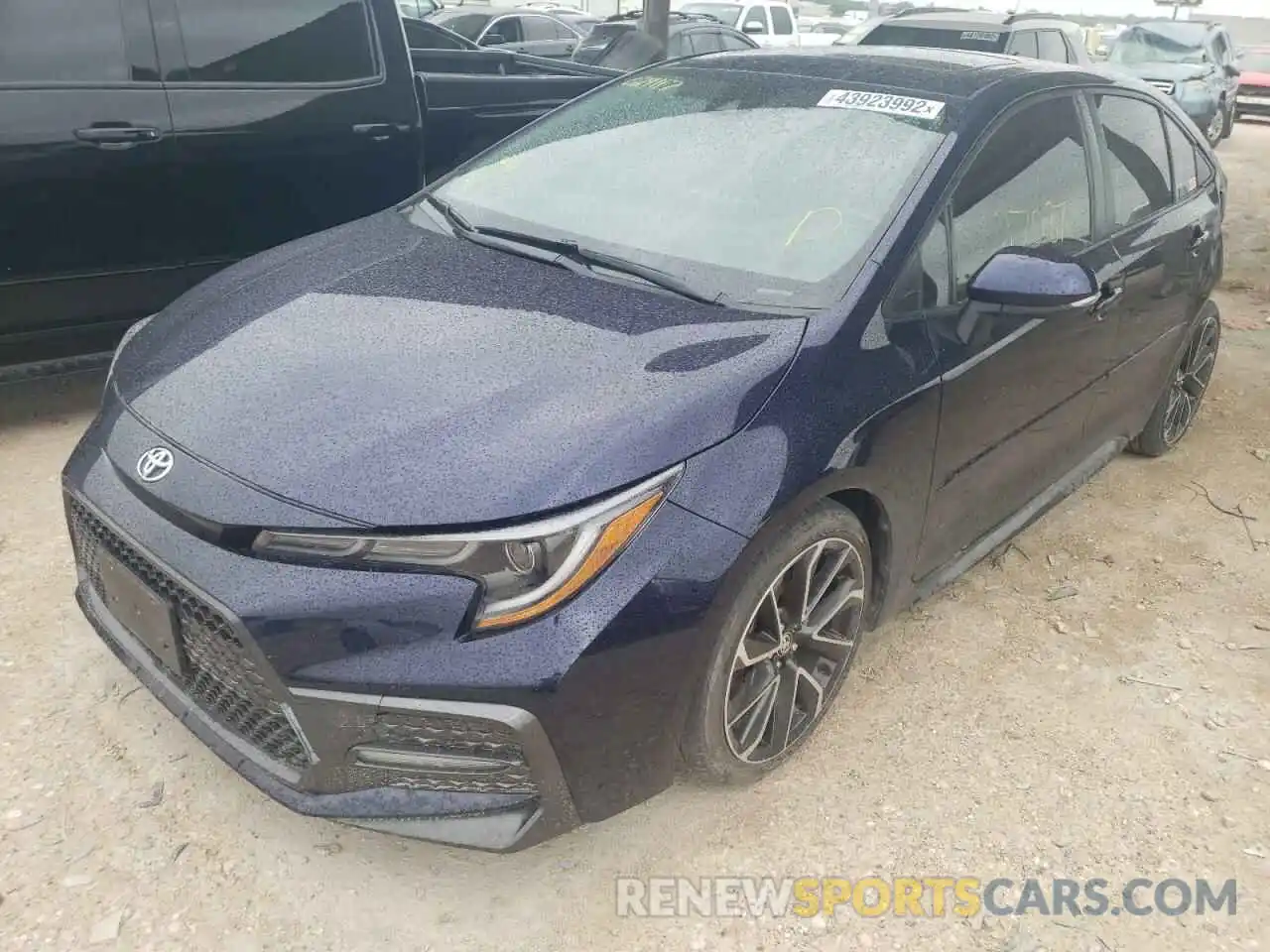 2 Photograph of a damaged car JTDP4RCE3LJ029117 TOYOTA COROLLA 2020