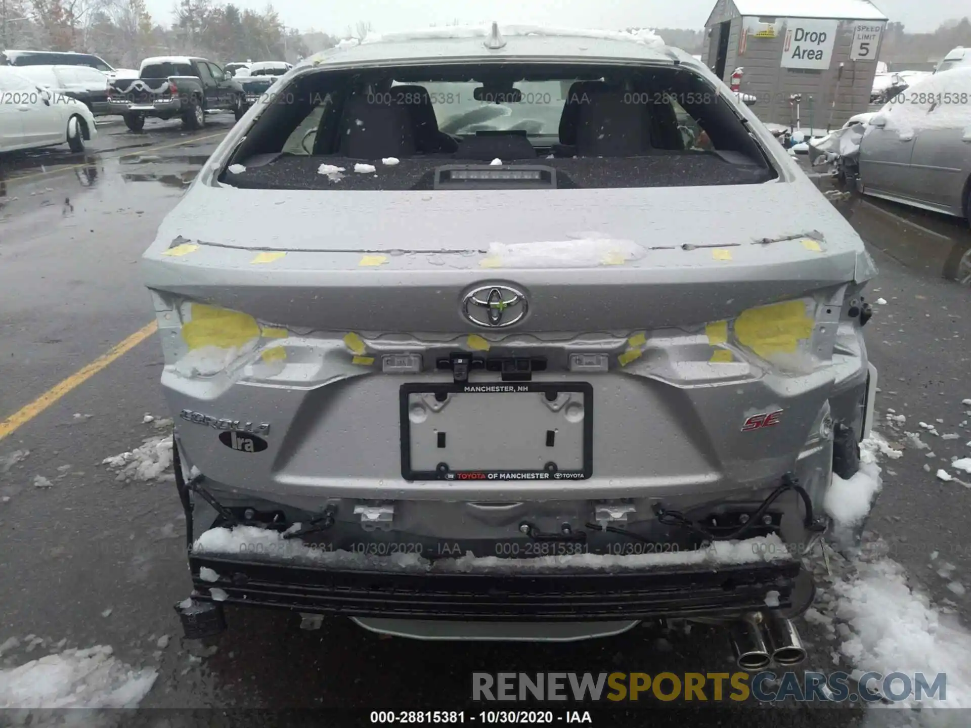 6 Photograph of a damaged car JTDP4RCE3LJ030199 TOYOTA COROLLA 2020