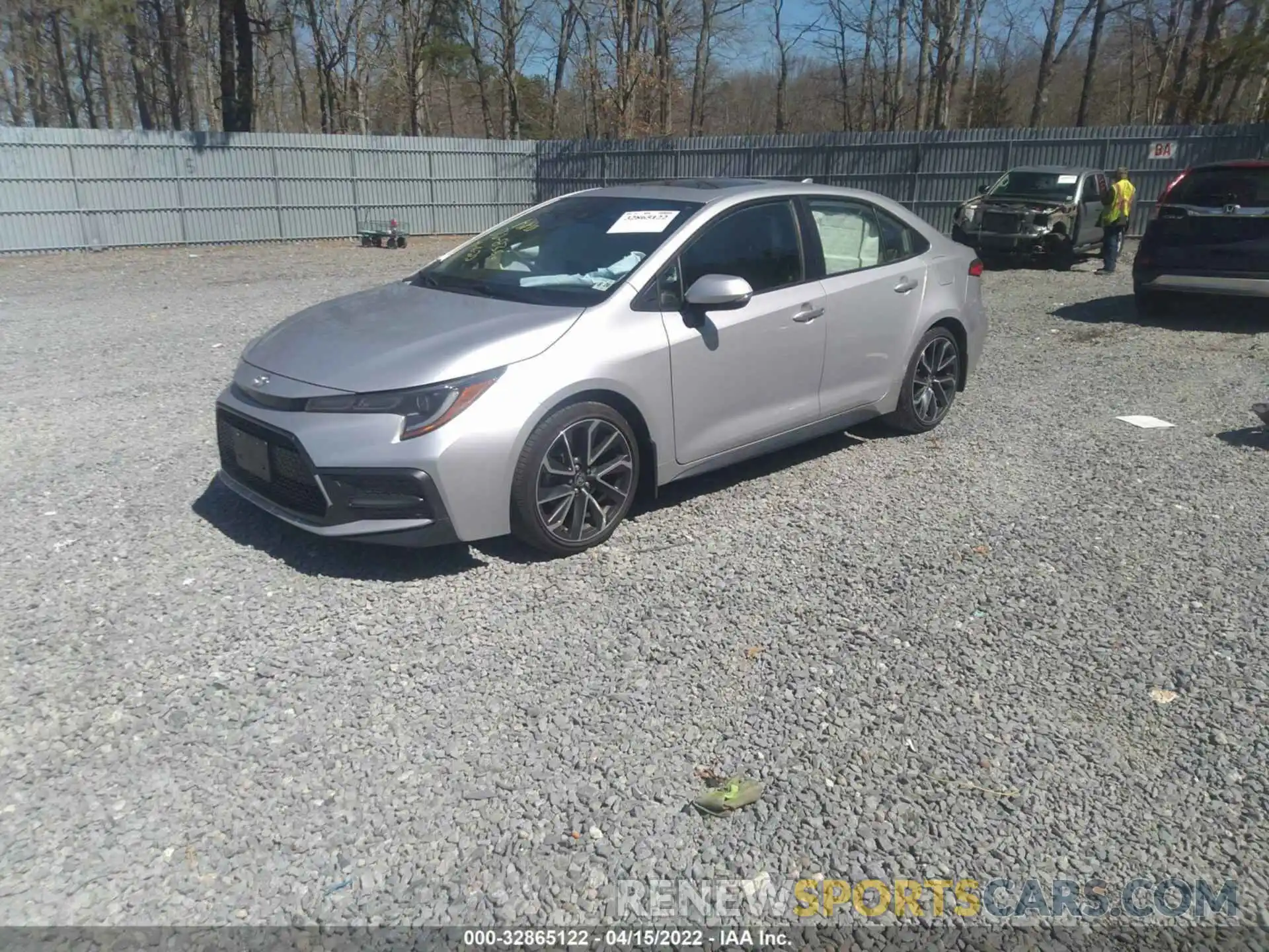 2 Photograph of a damaged car JTDP4RCE3LJ030266 TOYOTA COROLLA 2020