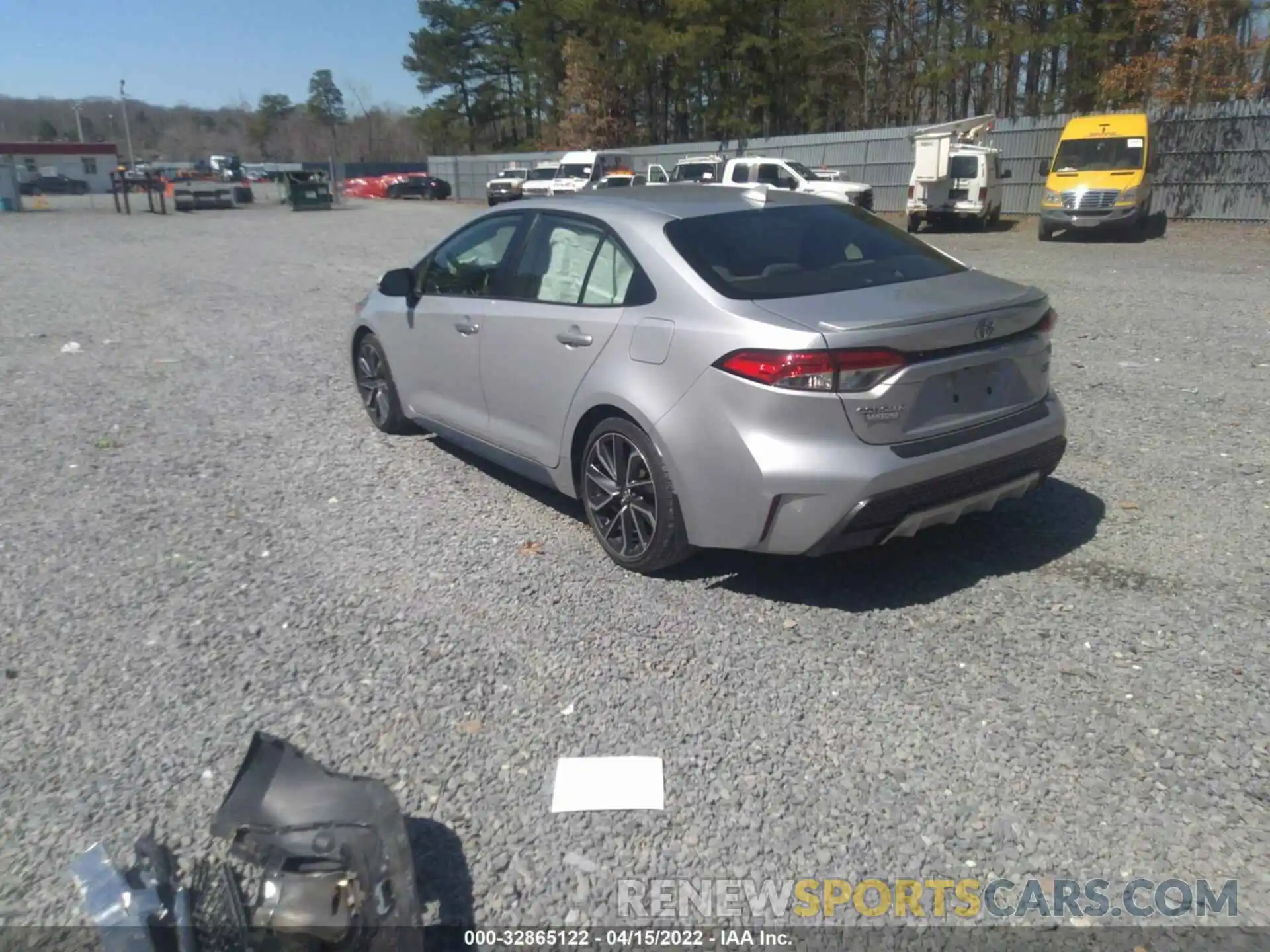 3 Photograph of a damaged car JTDP4RCE3LJ030266 TOYOTA COROLLA 2020