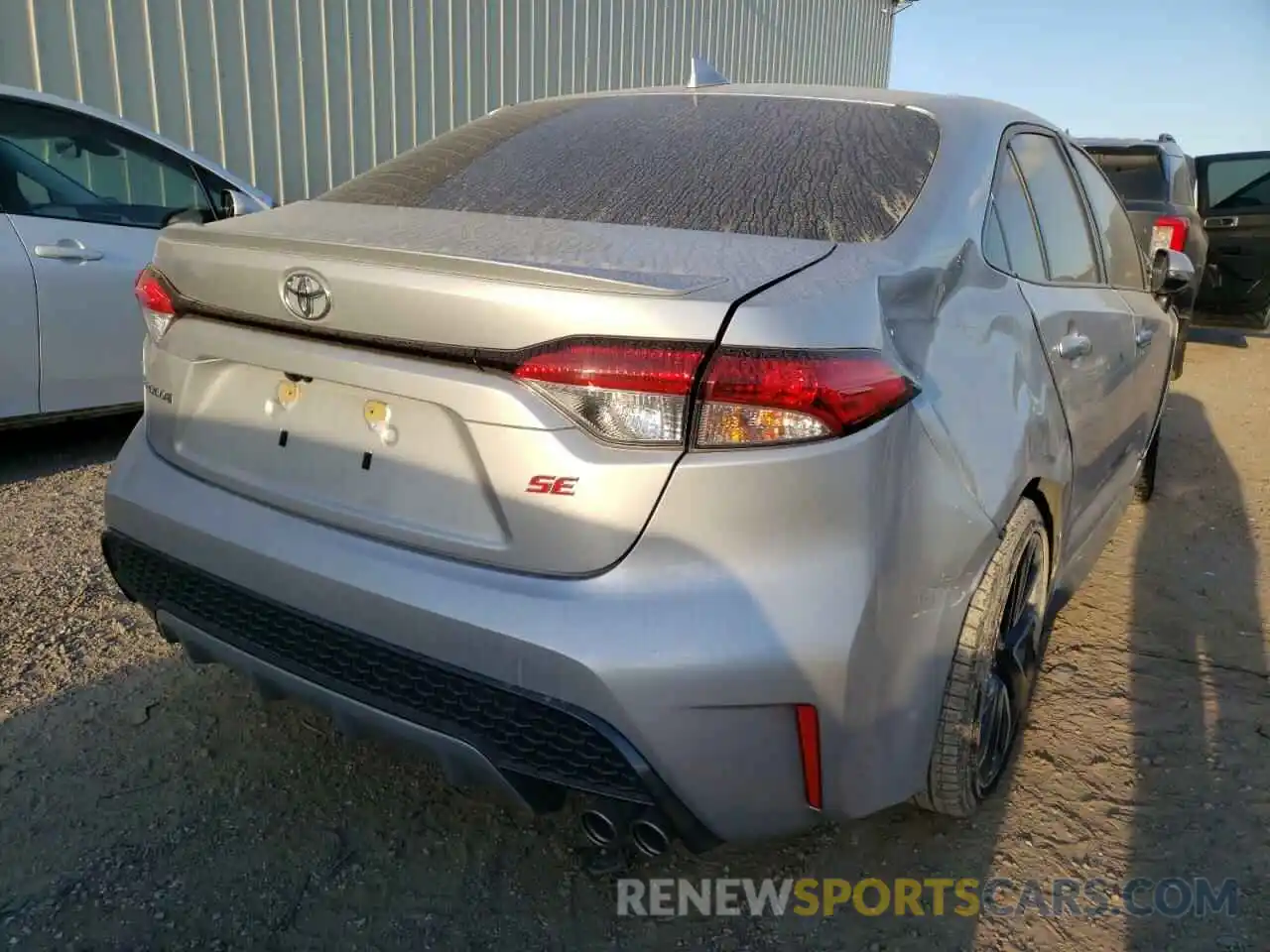 4 Photograph of a damaged car JTDP4RCE3LJ031580 TOYOTA COROLLA 2020