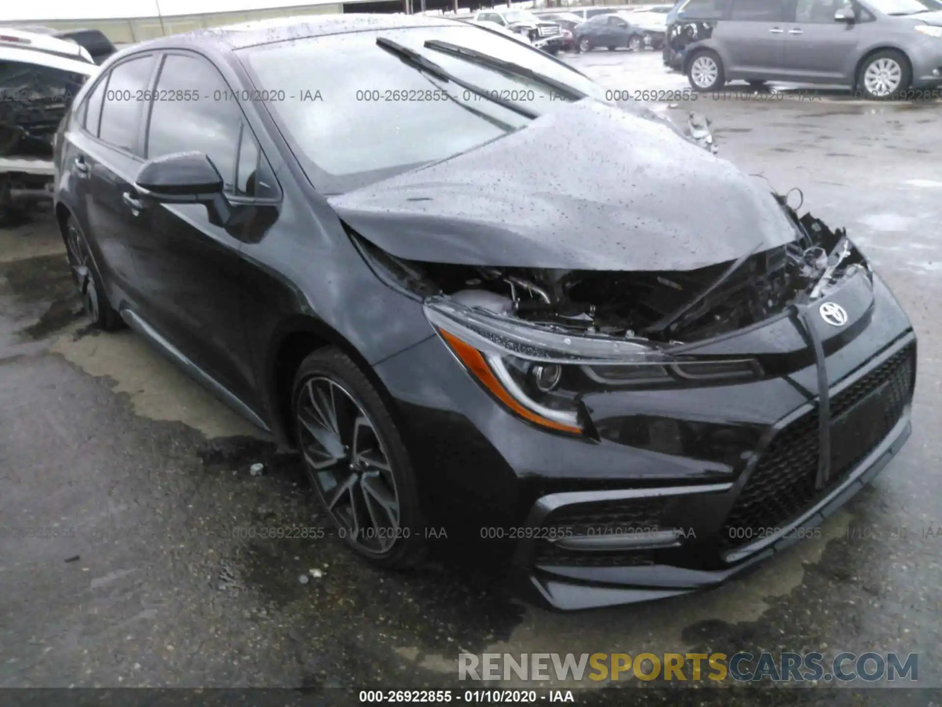 1 Photograph of a damaged car JTDP4RCE3LJ032941 TOYOTA COROLLA 2020