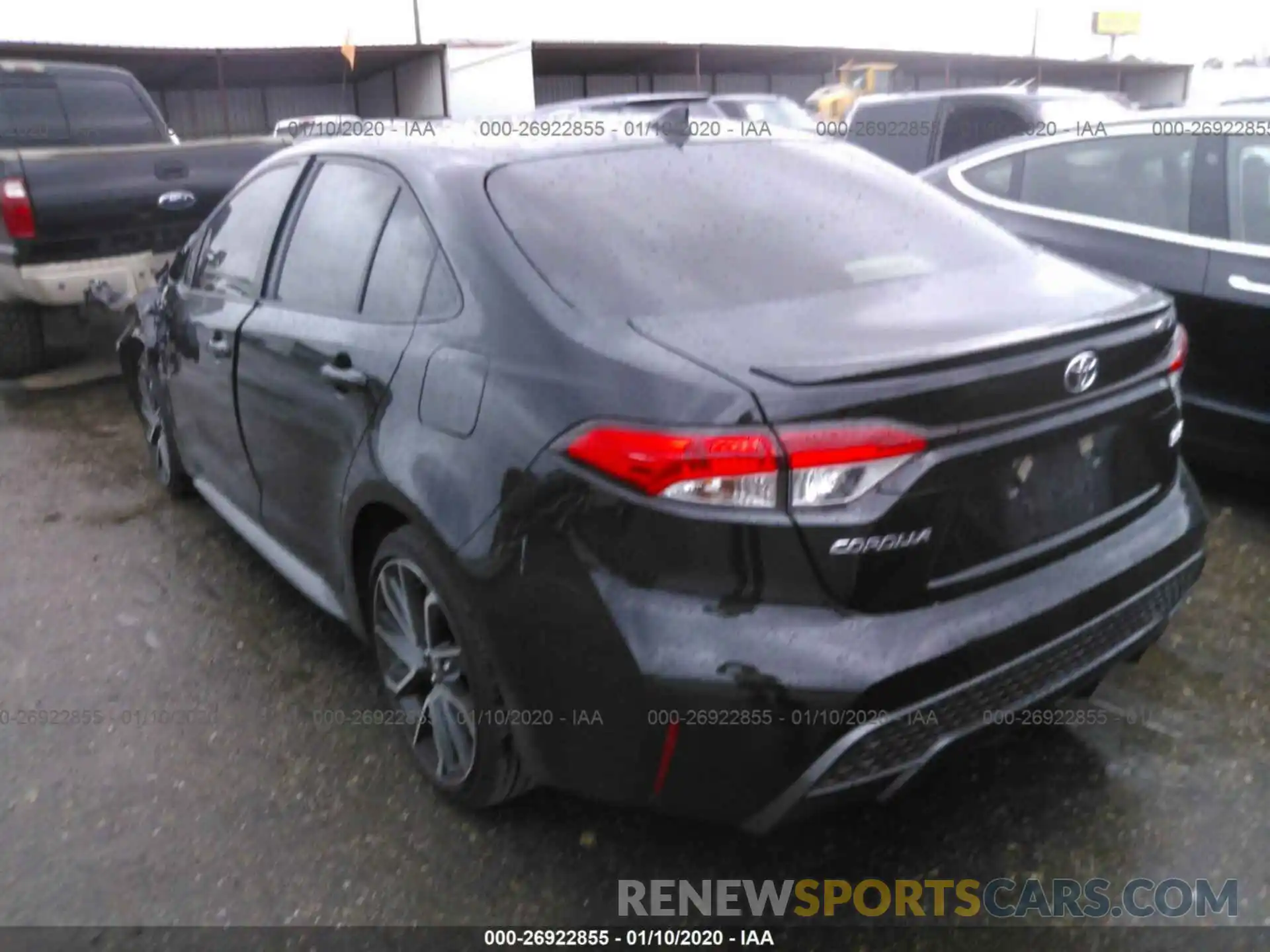 3 Photograph of a damaged car JTDP4RCE3LJ032941 TOYOTA COROLLA 2020