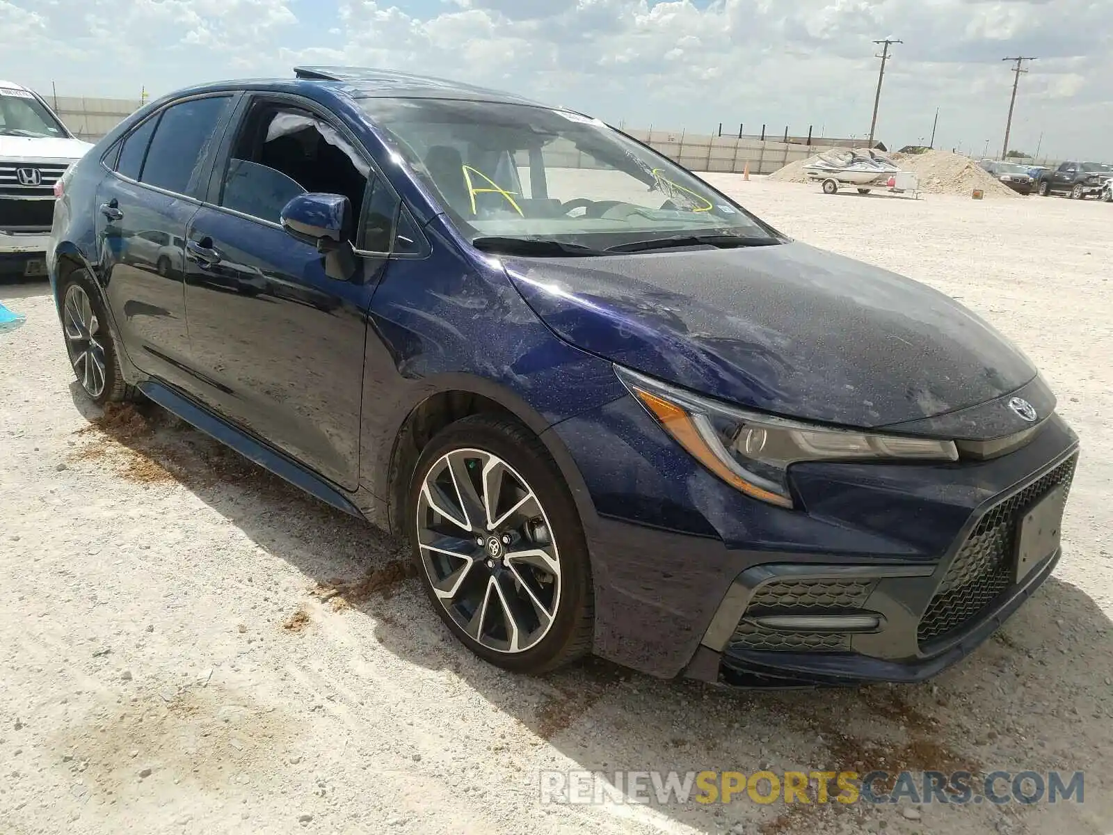 1 Photograph of a damaged car JTDP4RCE3LJ033491 TOYOTA COROLLA 2020