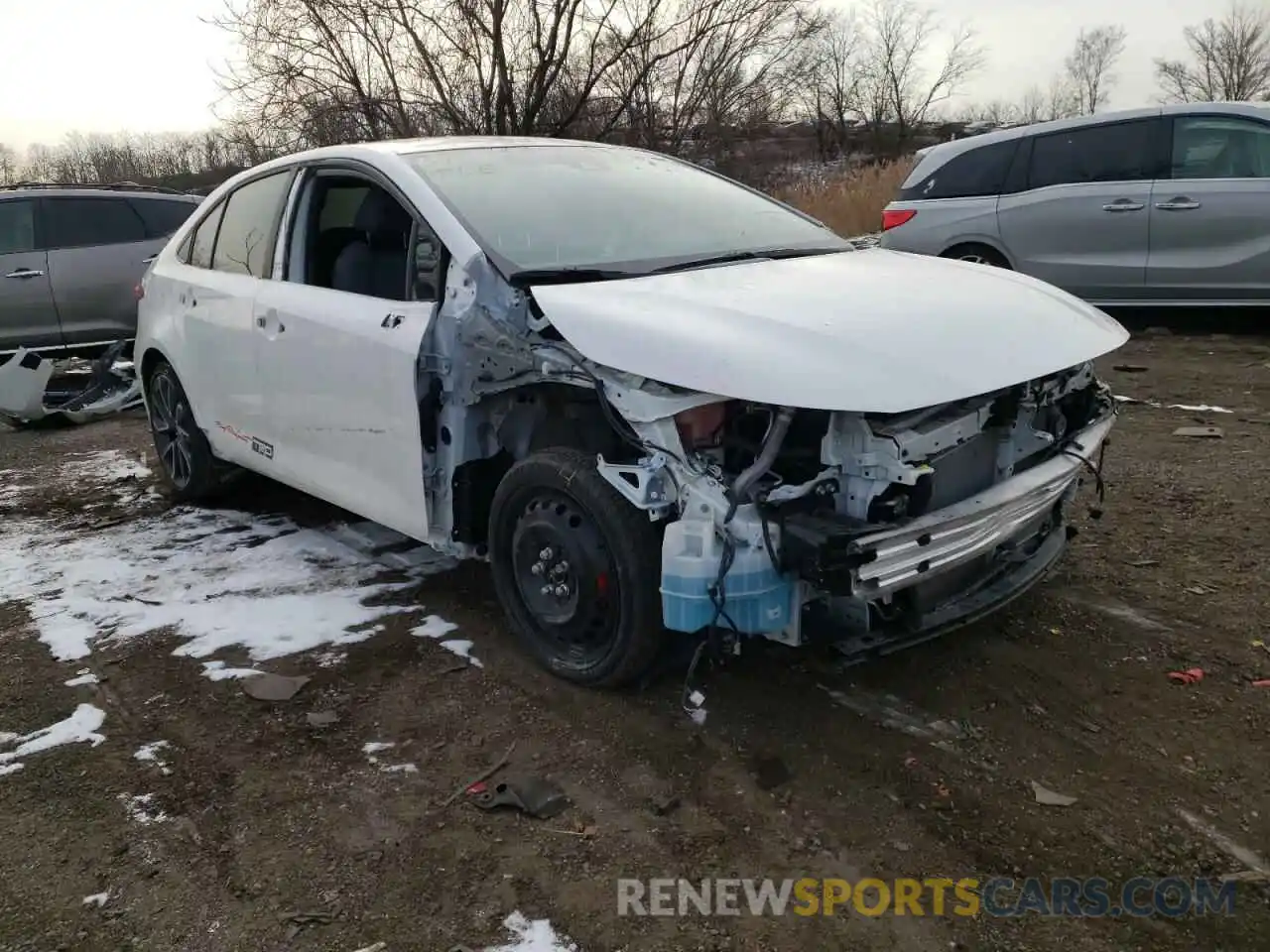 1 Photograph of a damaged car JTDP4RCE3LJ034706 TOYOTA COROLLA 2020