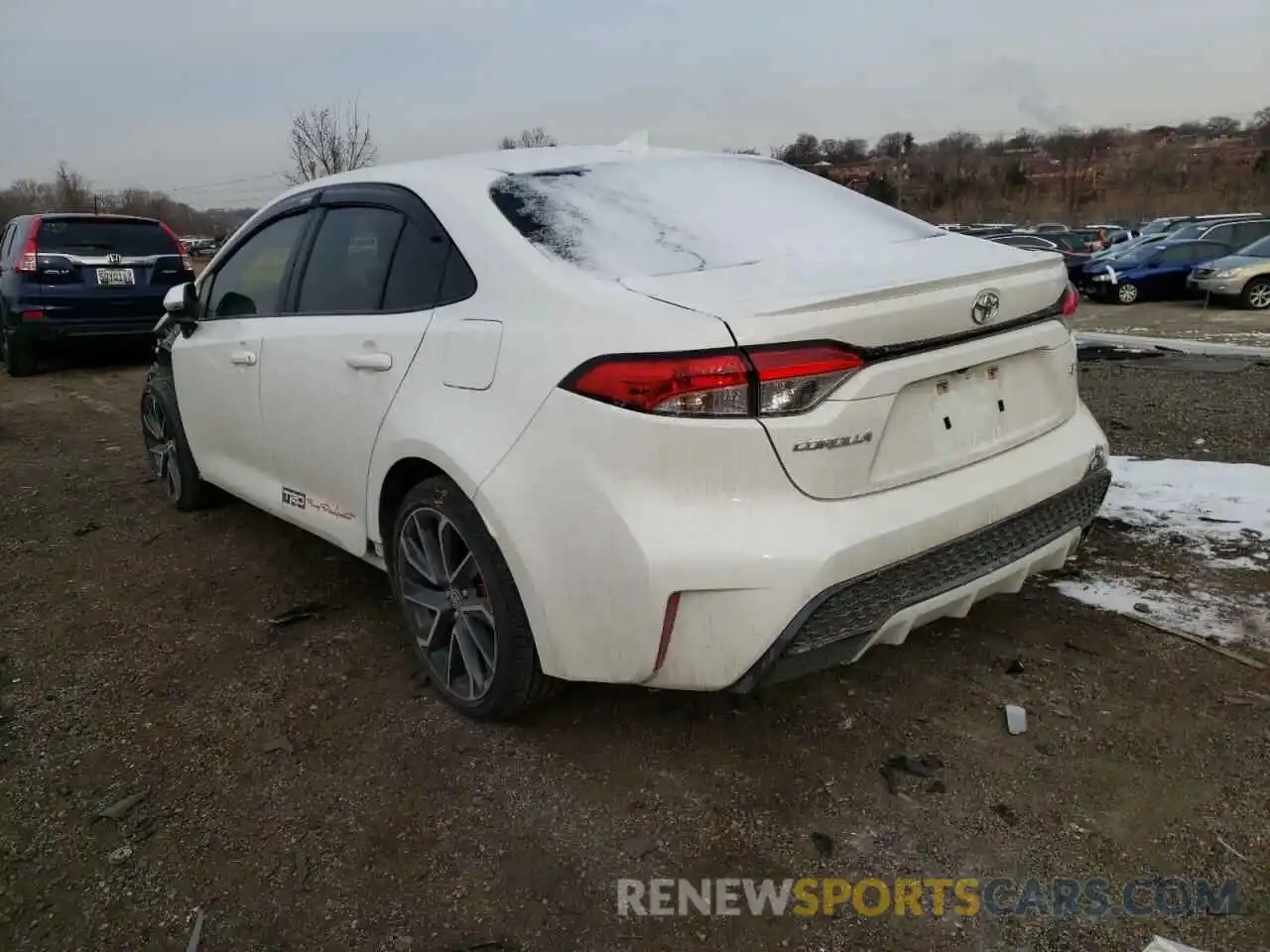 3 Photograph of a damaged car JTDP4RCE3LJ034706 TOYOTA COROLLA 2020