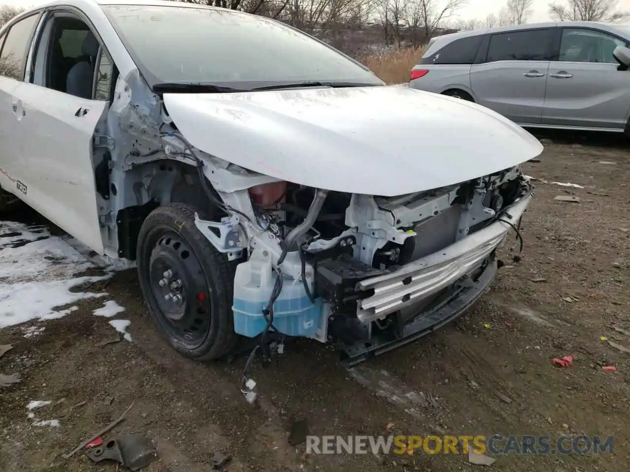 9 Photograph of a damaged car JTDP4RCE3LJ034706 TOYOTA COROLLA 2020