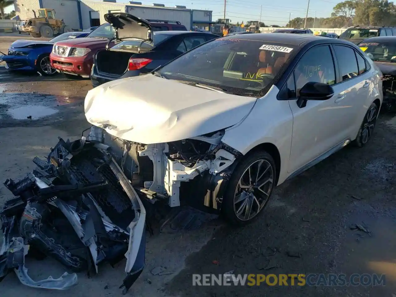 2 Photograph of a damaged car JTDP4RCE3LJ036410 TOYOTA COROLLA 2020