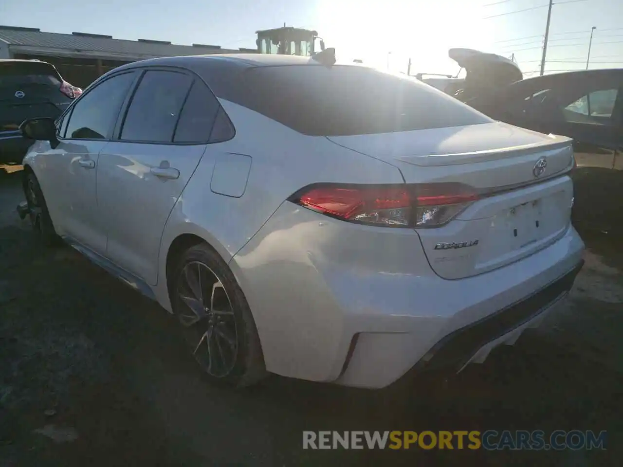 3 Photograph of a damaged car JTDP4RCE3LJ036410 TOYOTA COROLLA 2020