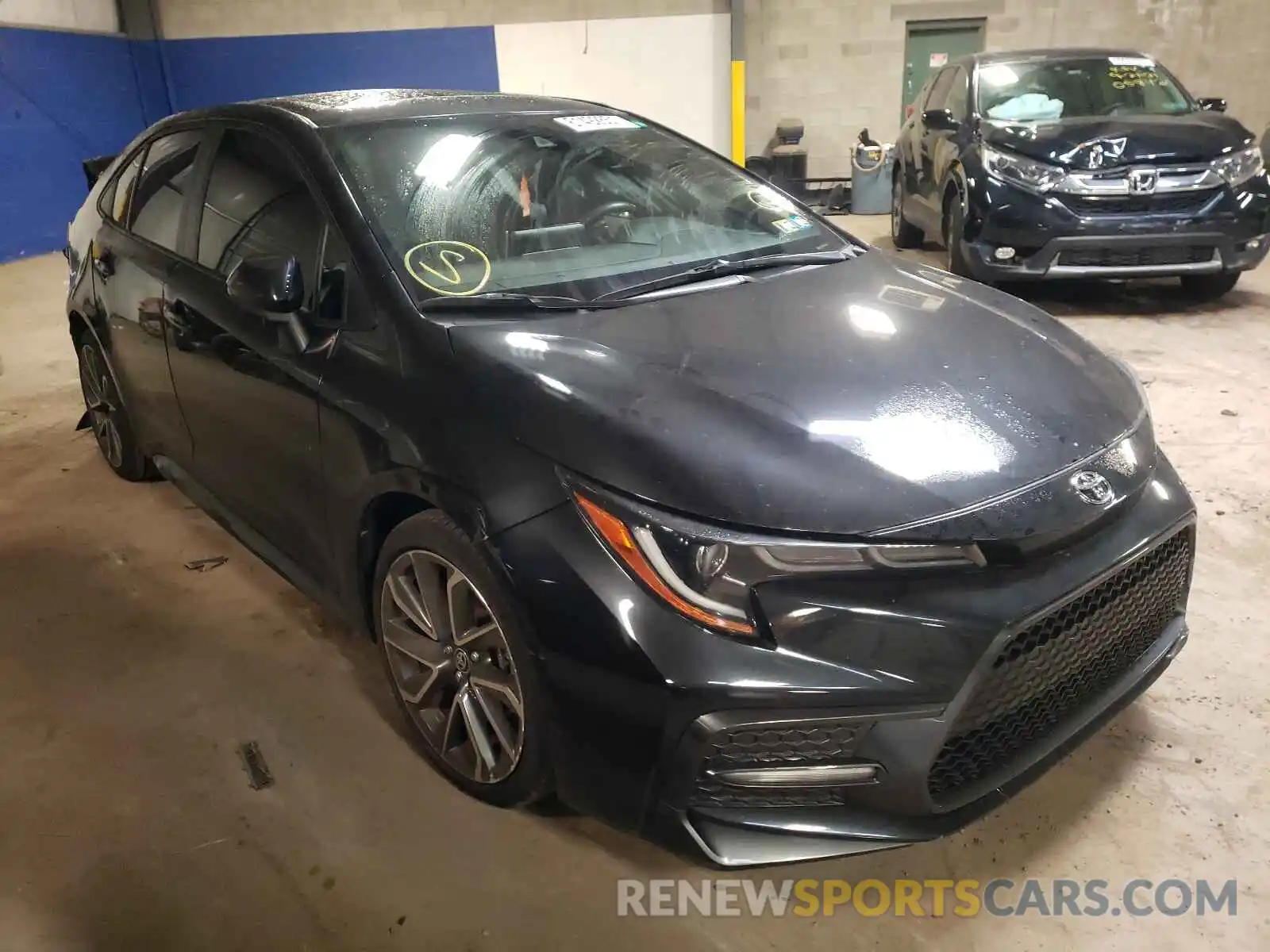 1 Photograph of a damaged car JTDP4RCE3LJ039369 TOYOTA COROLLA 2020