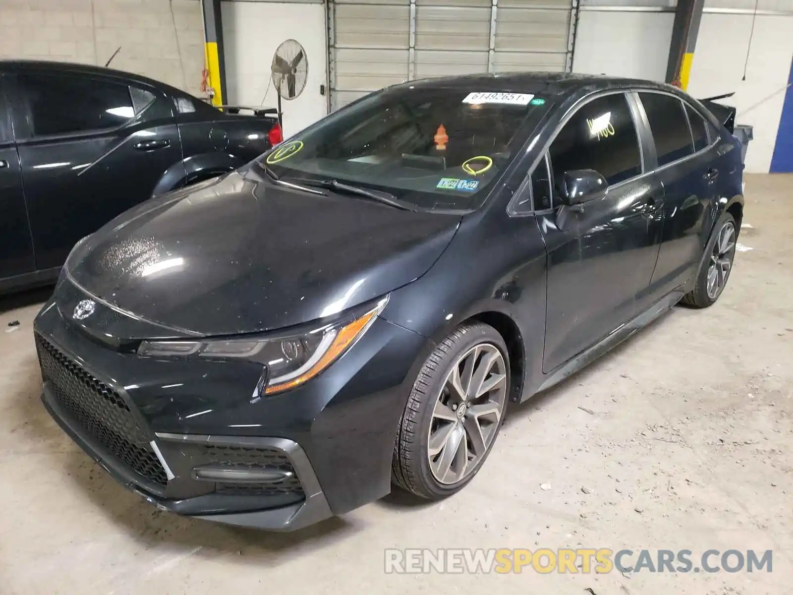 2 Photograph of a damaged car JTDP4RCE3LJ039369 TOYOTA COROLLA 2020