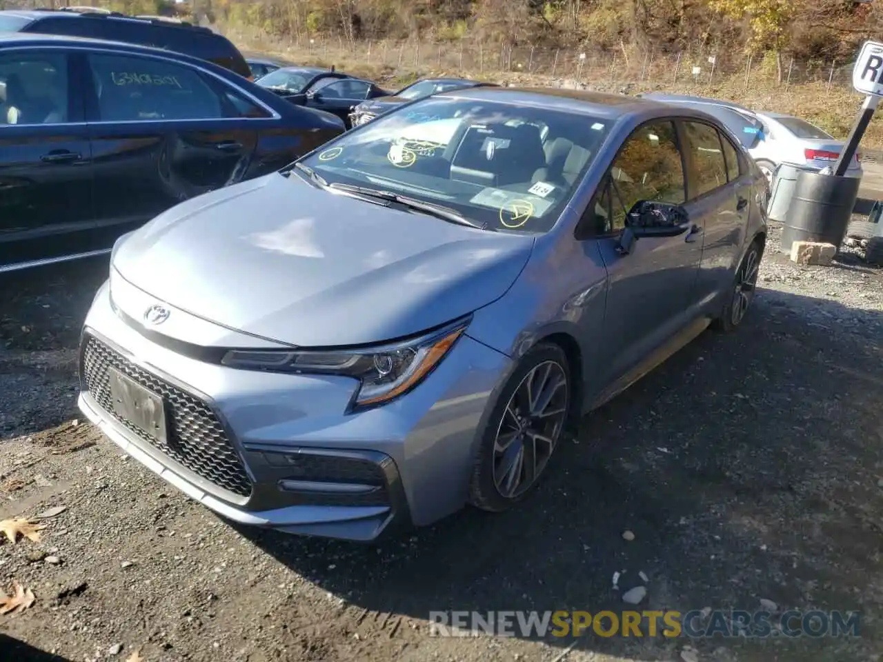 2 Photograph of a damaged car JTDP4RCE3LJ043969 TOYOTA COROLLA 2020