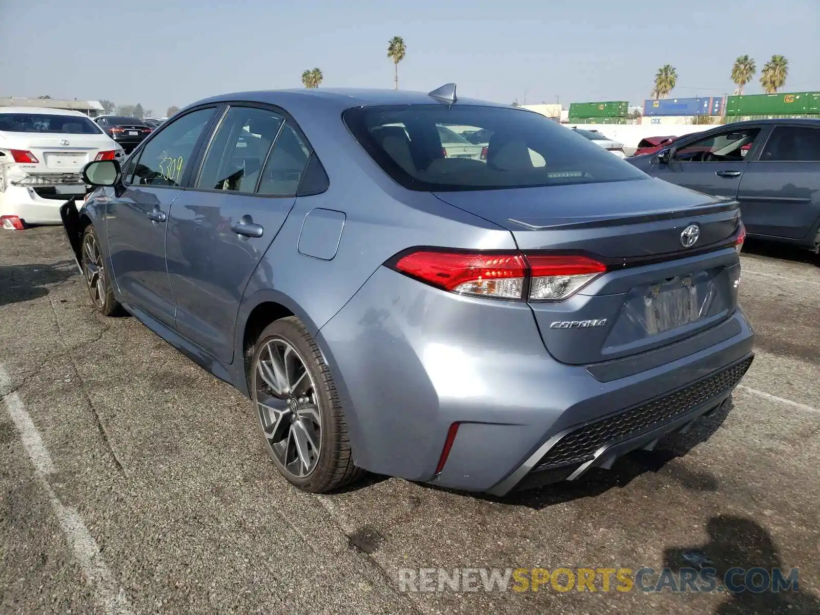 3 Photograph of a damaged car JTDP4RCE3LJ048735 TOYOTA COROLLA 2020