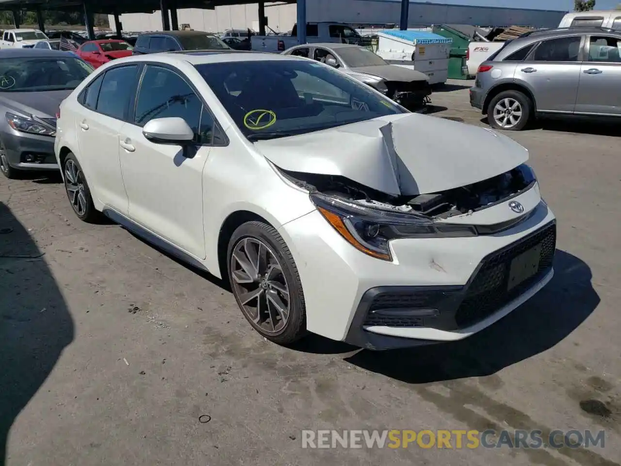 1 Photograph of a damaged car JTDP4RCE3LJ049447 TOYOTA COROLLA 2020