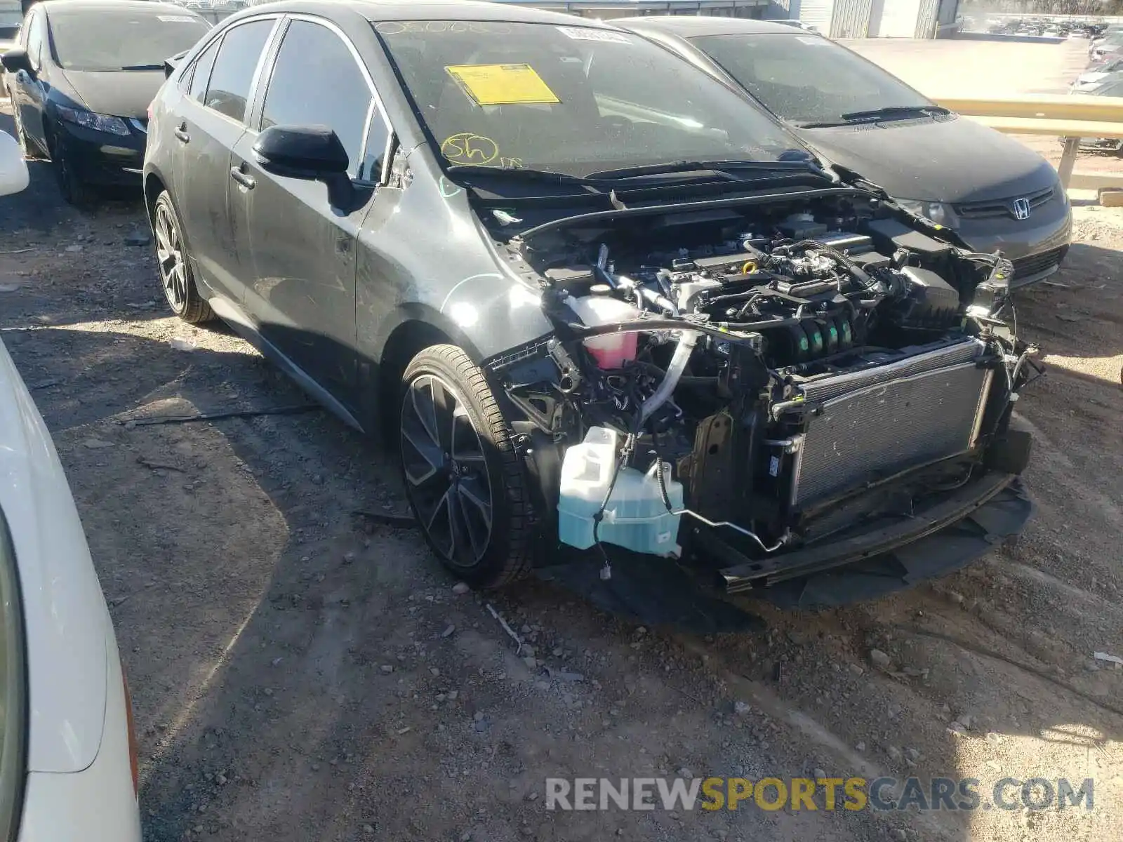 1 Photograph of a damaged car JTDP4RCE3LJ050680 TOYOTA COROLLA 2020