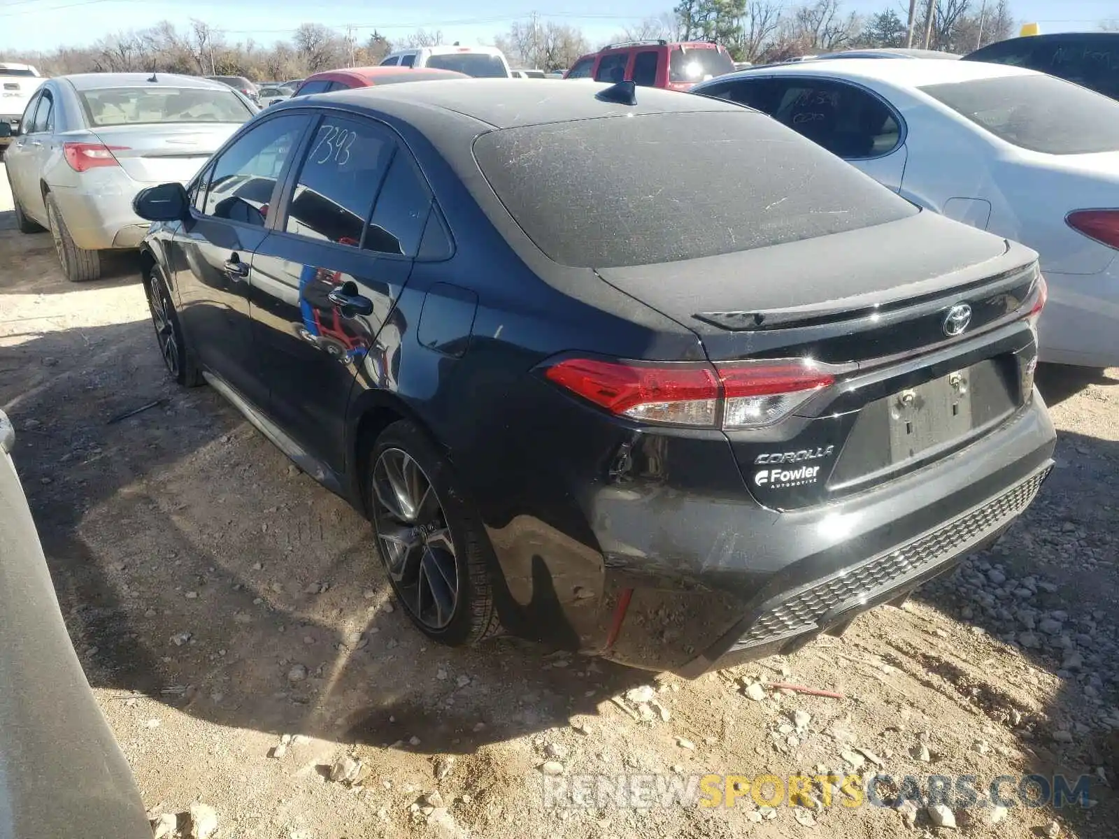 3 Photograph of a damaged car JTDP4RCE3LJ050680 TOYOTA COROLLA 2020