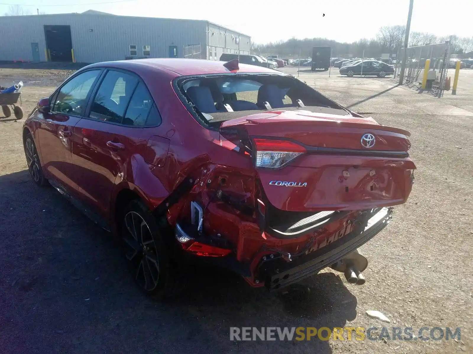 3 Photograph of a damaged car JTDP4RCE4LJ000225 TOYOTA COROLLA 2020