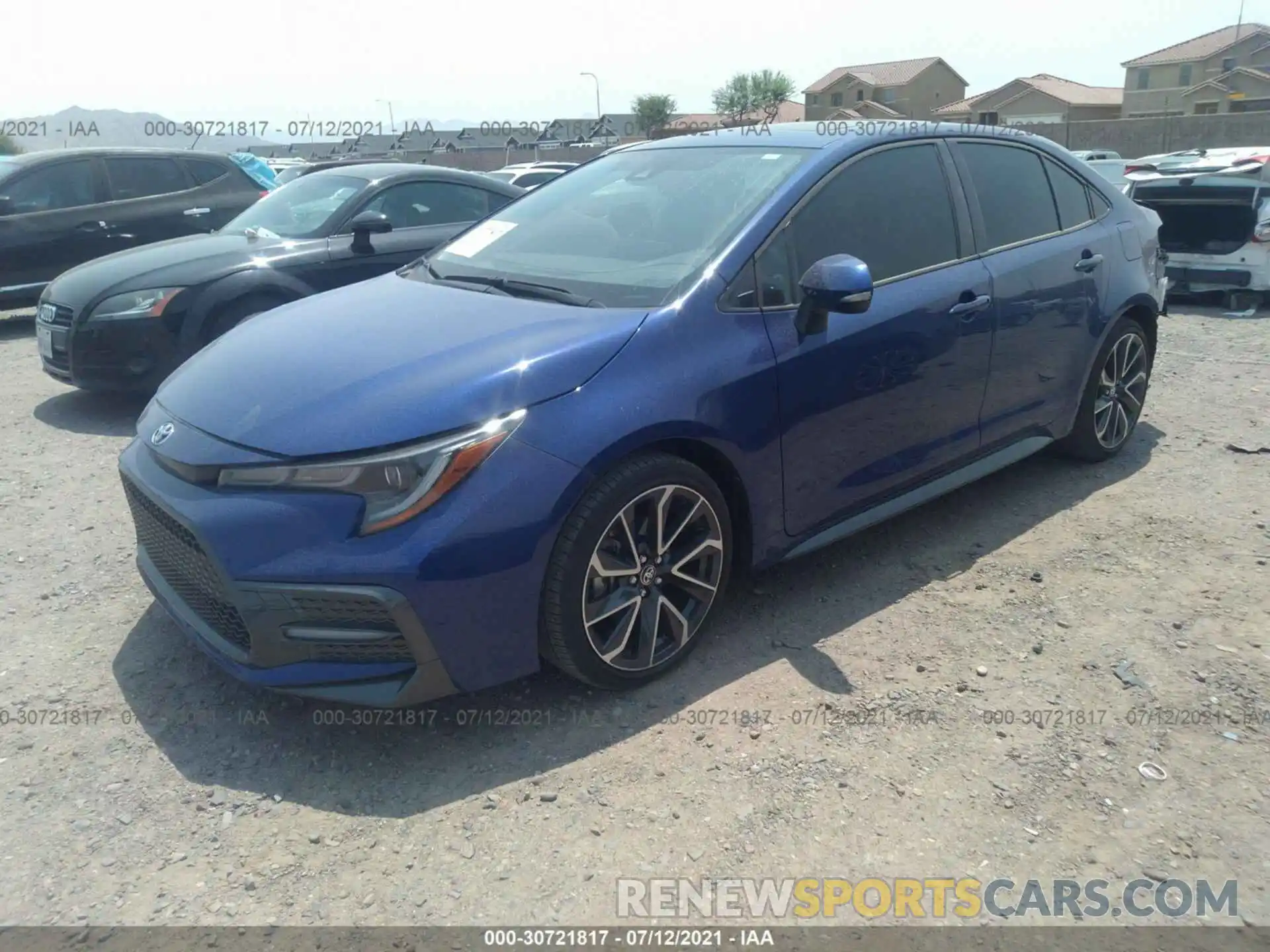 2 Photograph of a damaged car JTDP4RCE4LJ000368 TOYOTA COROLLA 2020