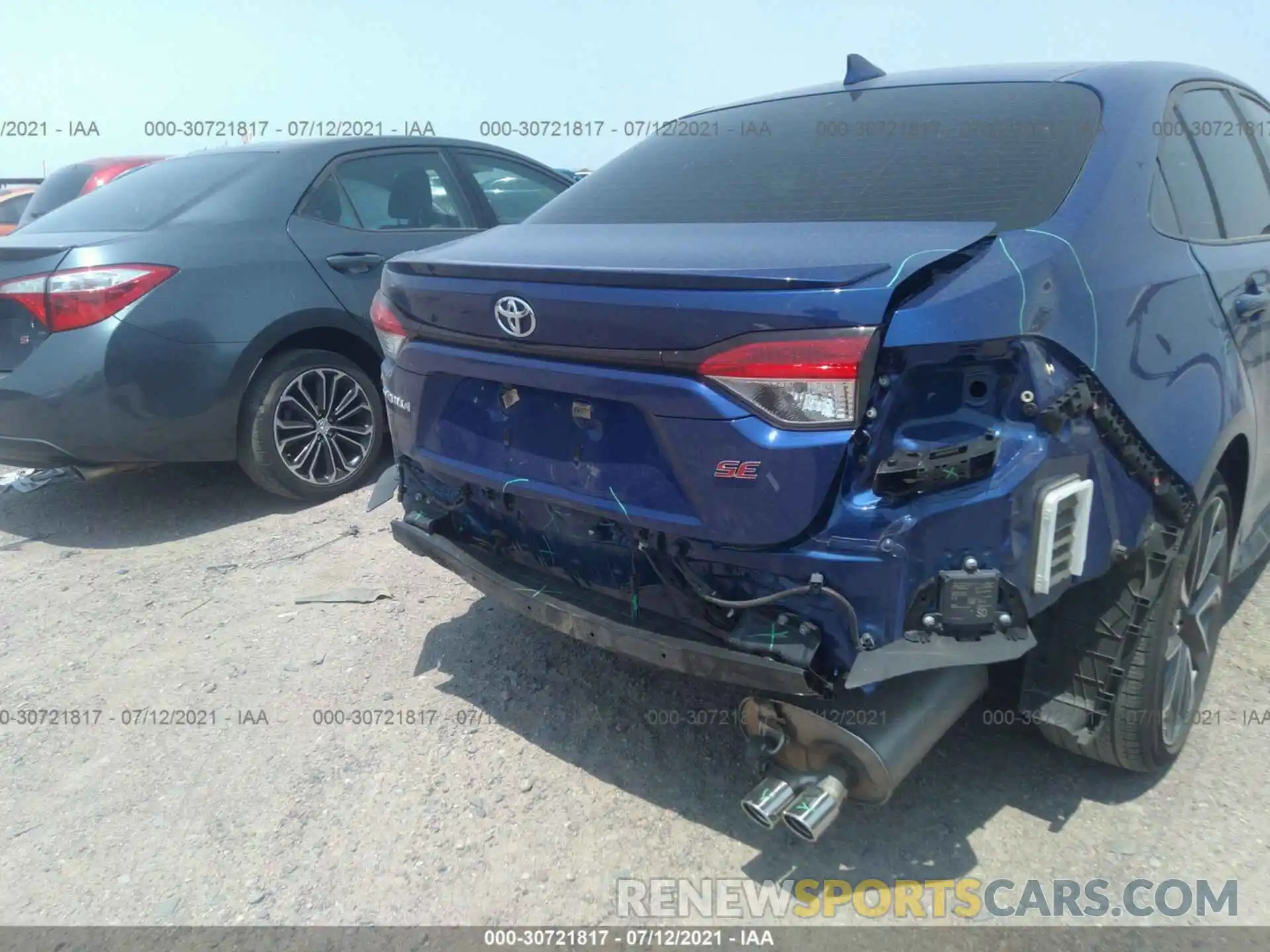 6 Photograph of a damaged car JTDP4RCE4LJ000368 TOYOTA COROLLA 2020