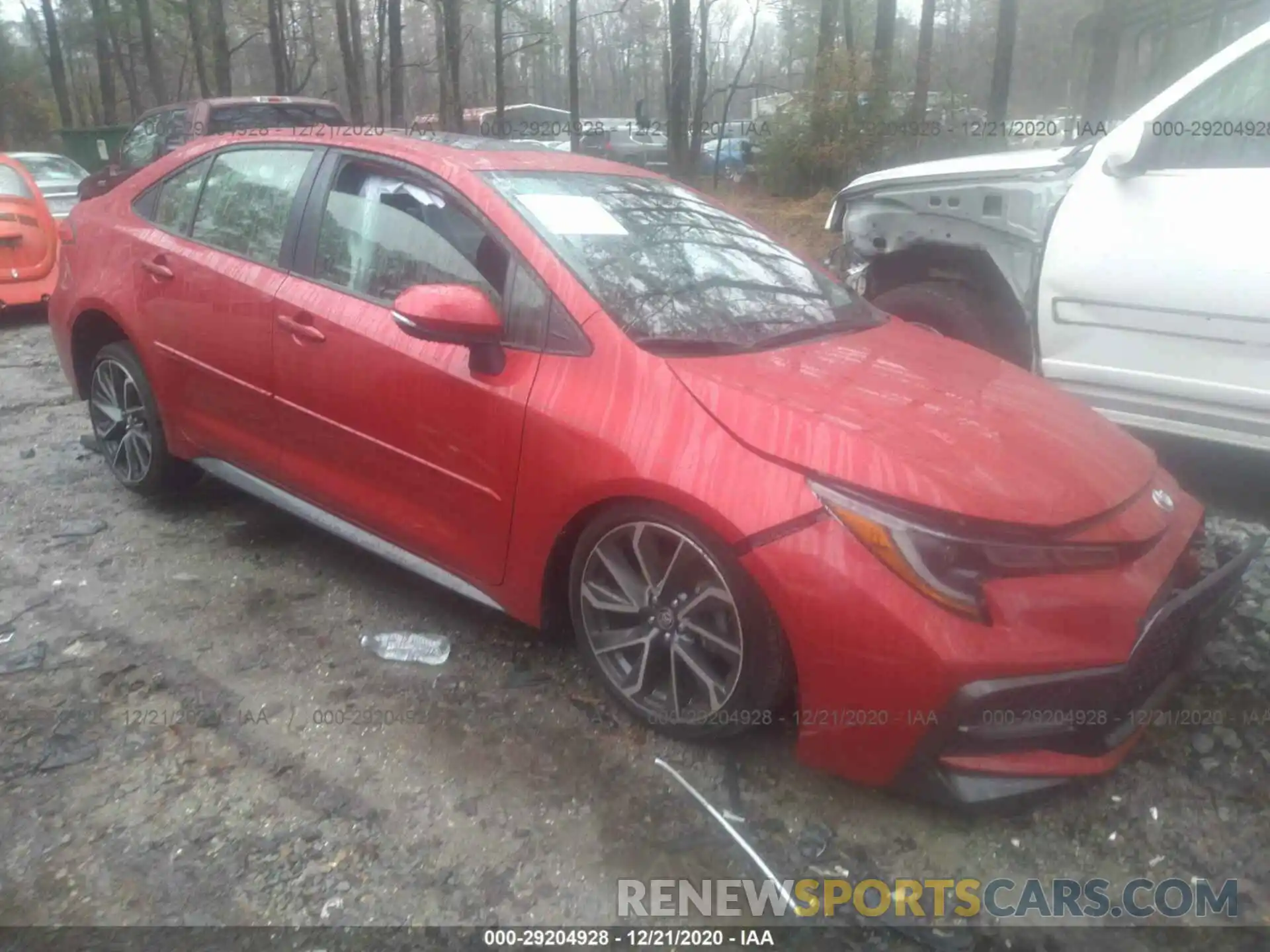 1 Photograph of a damaged car JTDP4RCE4LJ005554 TOYOTA COROLLA 2020